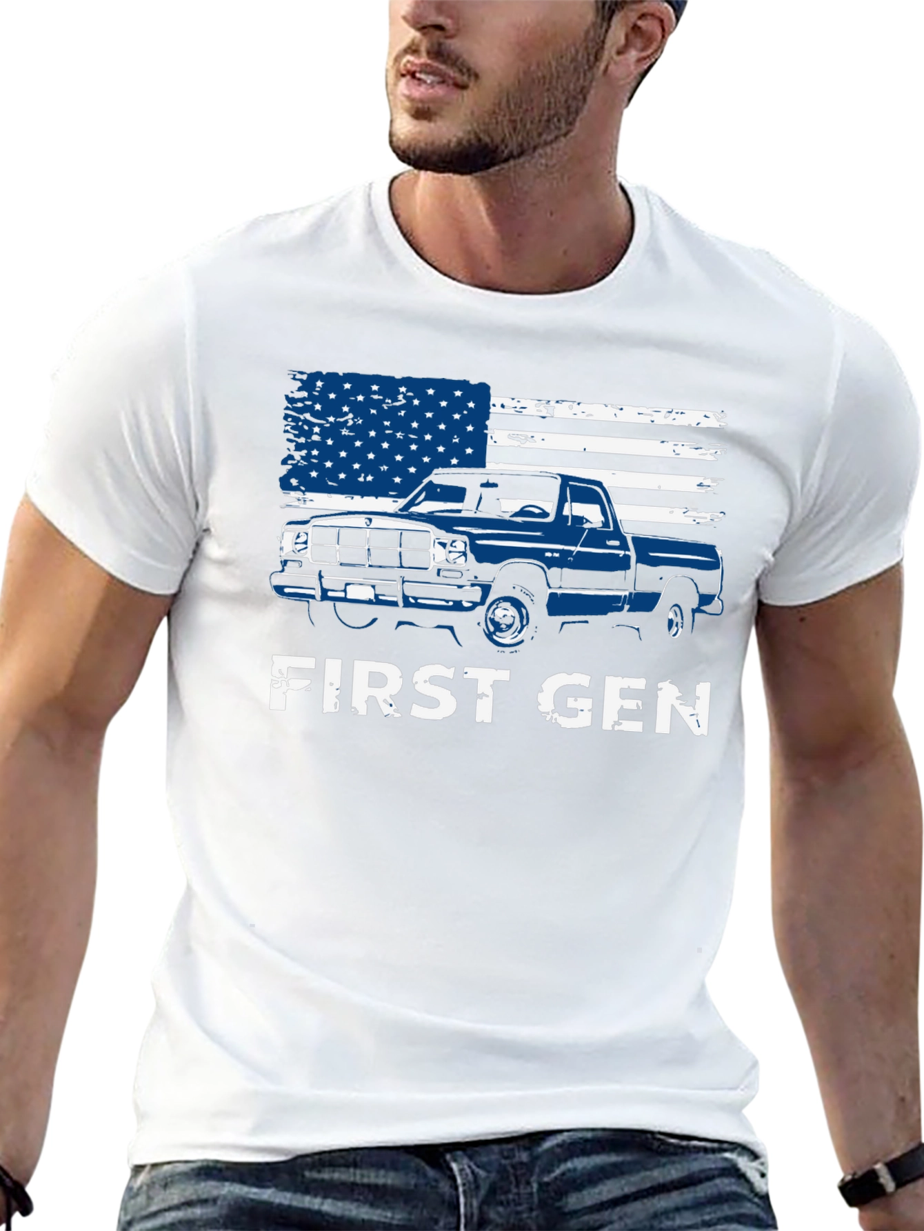 First Gen Truck American Flag T-Shirt