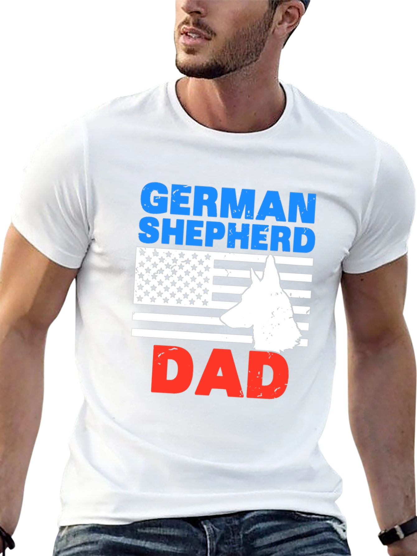 German Shepherd Dad T-Shirt
