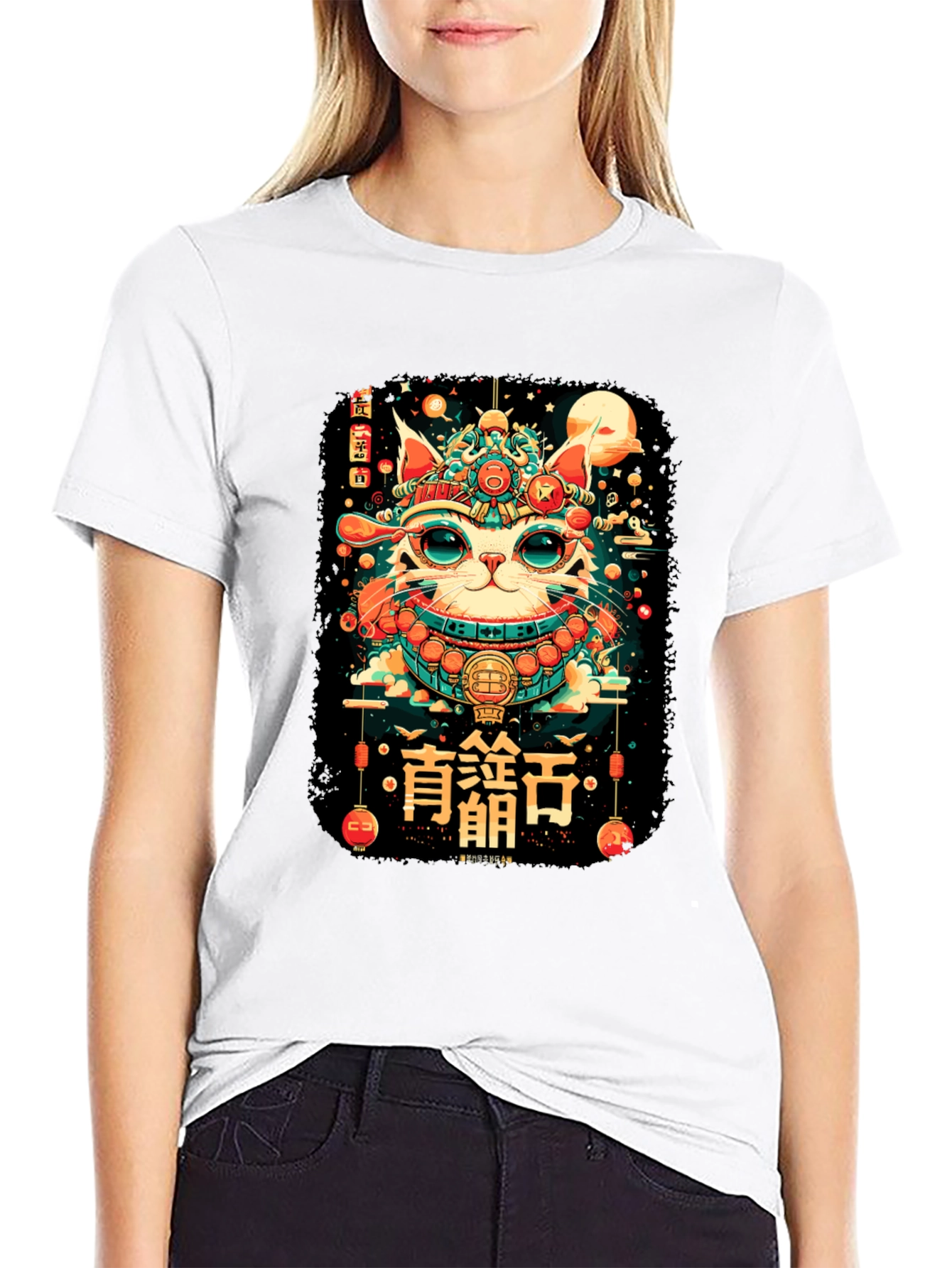 Lucky Cat Graphic Tee