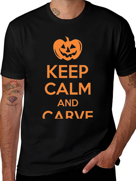 Keep Calm & Carve Halloween Tee