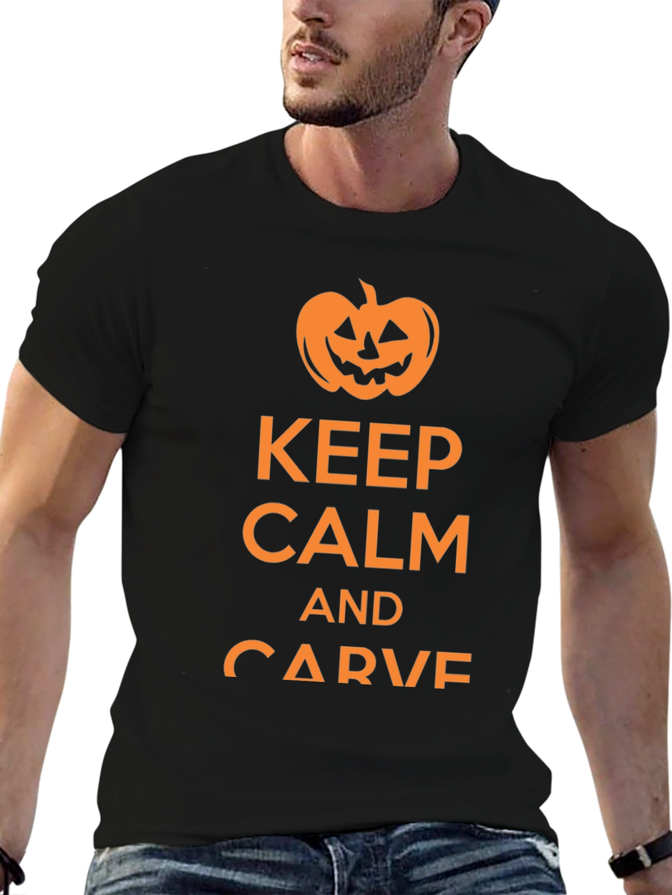 Keep Calm & Carve Halloween Tee