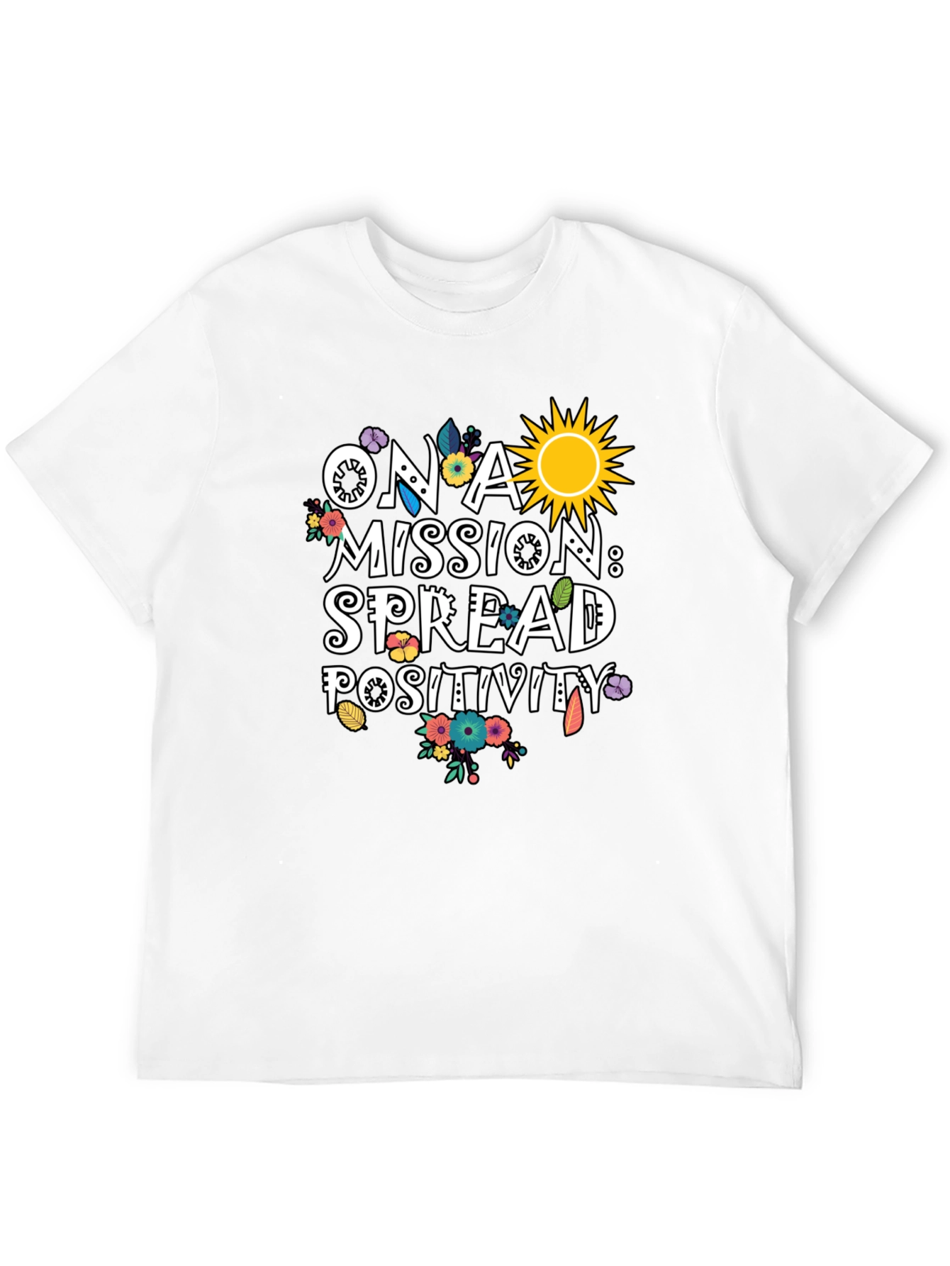 Spread Positivity Graphic T-Shirt