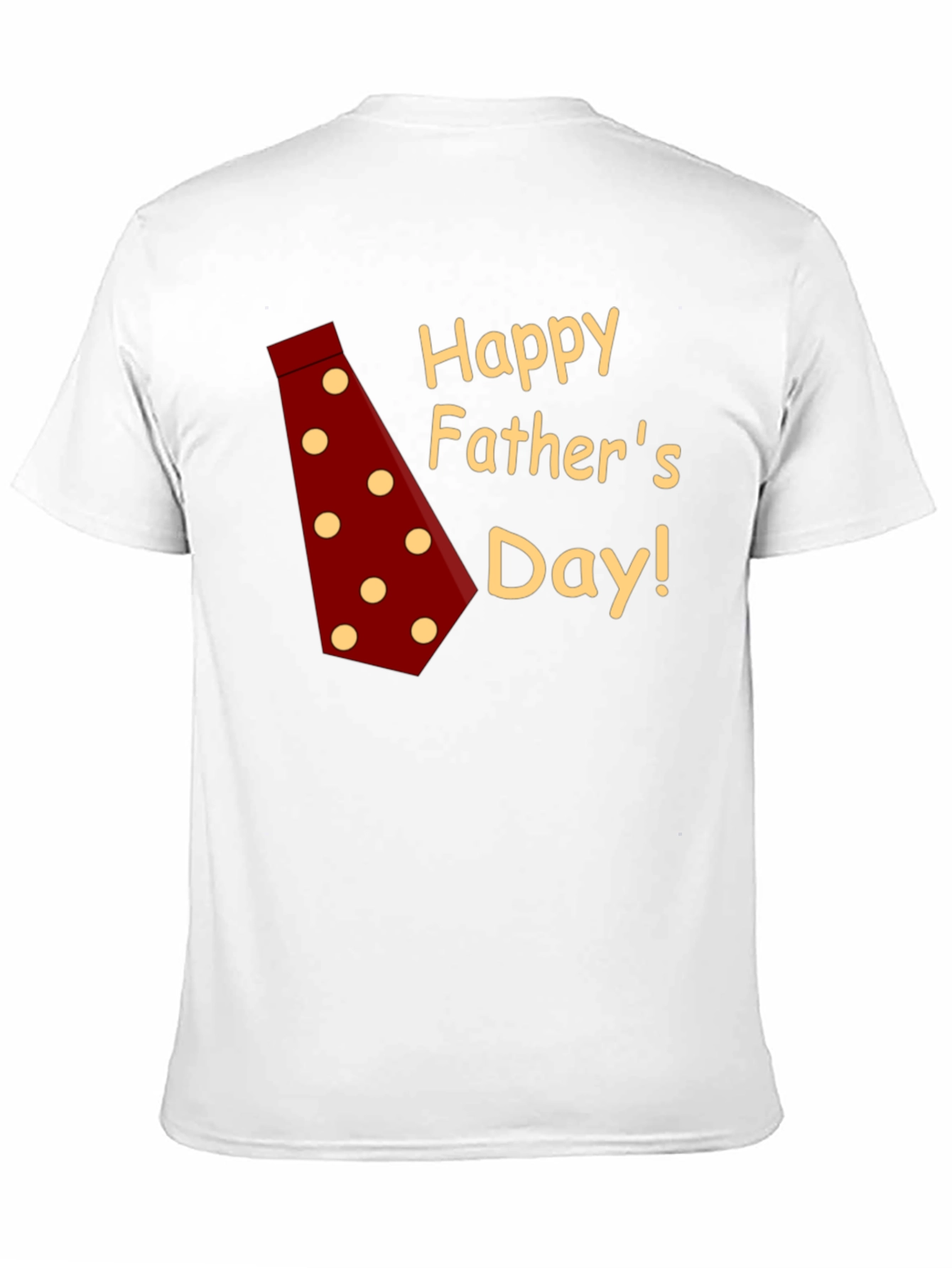 Happy Fathers Day T-Shirt - Red Tie