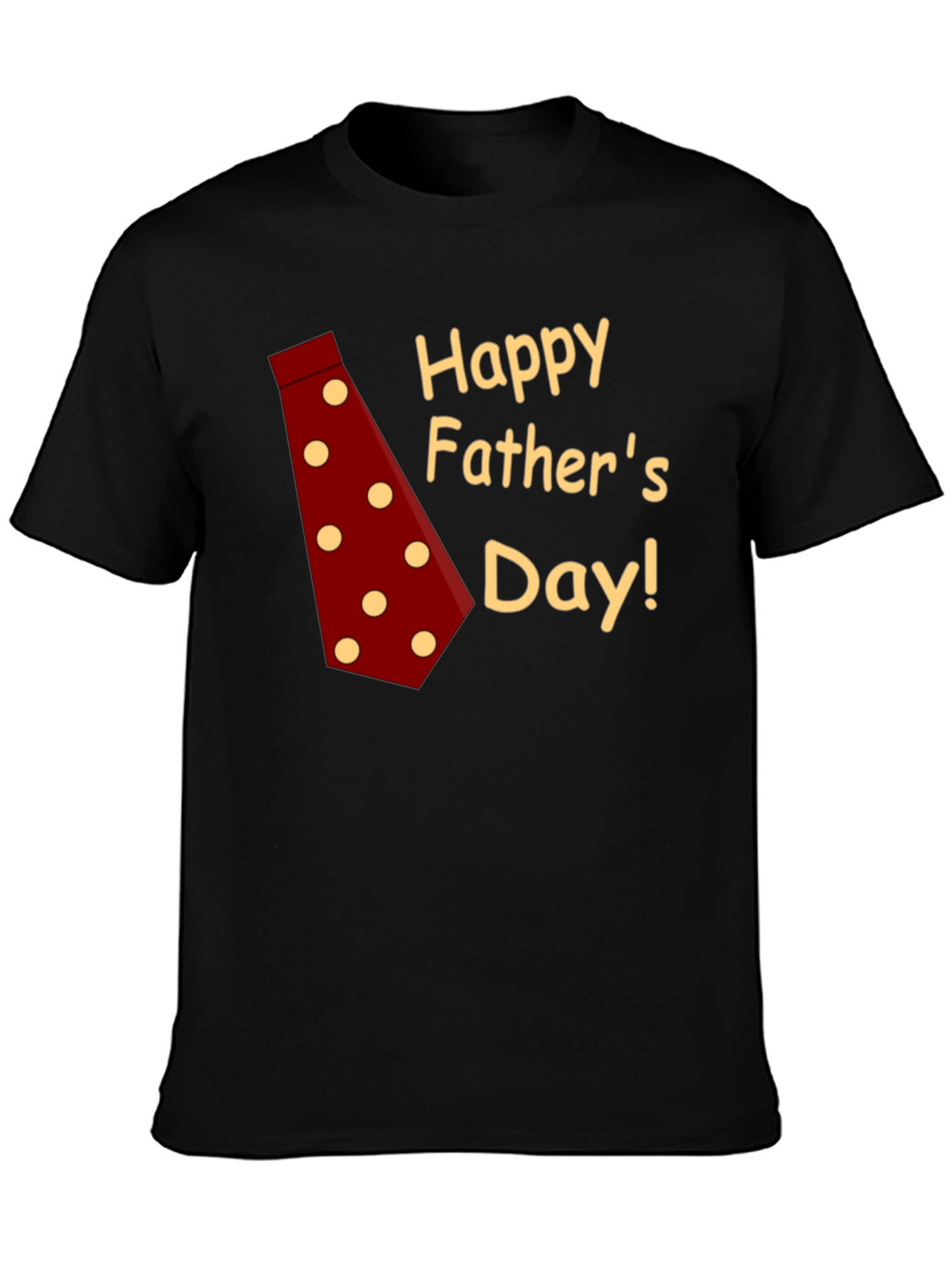 Happy Fathers Day T-Shirt - Red Tie