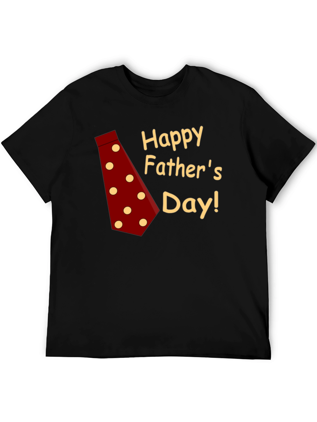 Happy Fathers Day T-Shirt - Red Tie