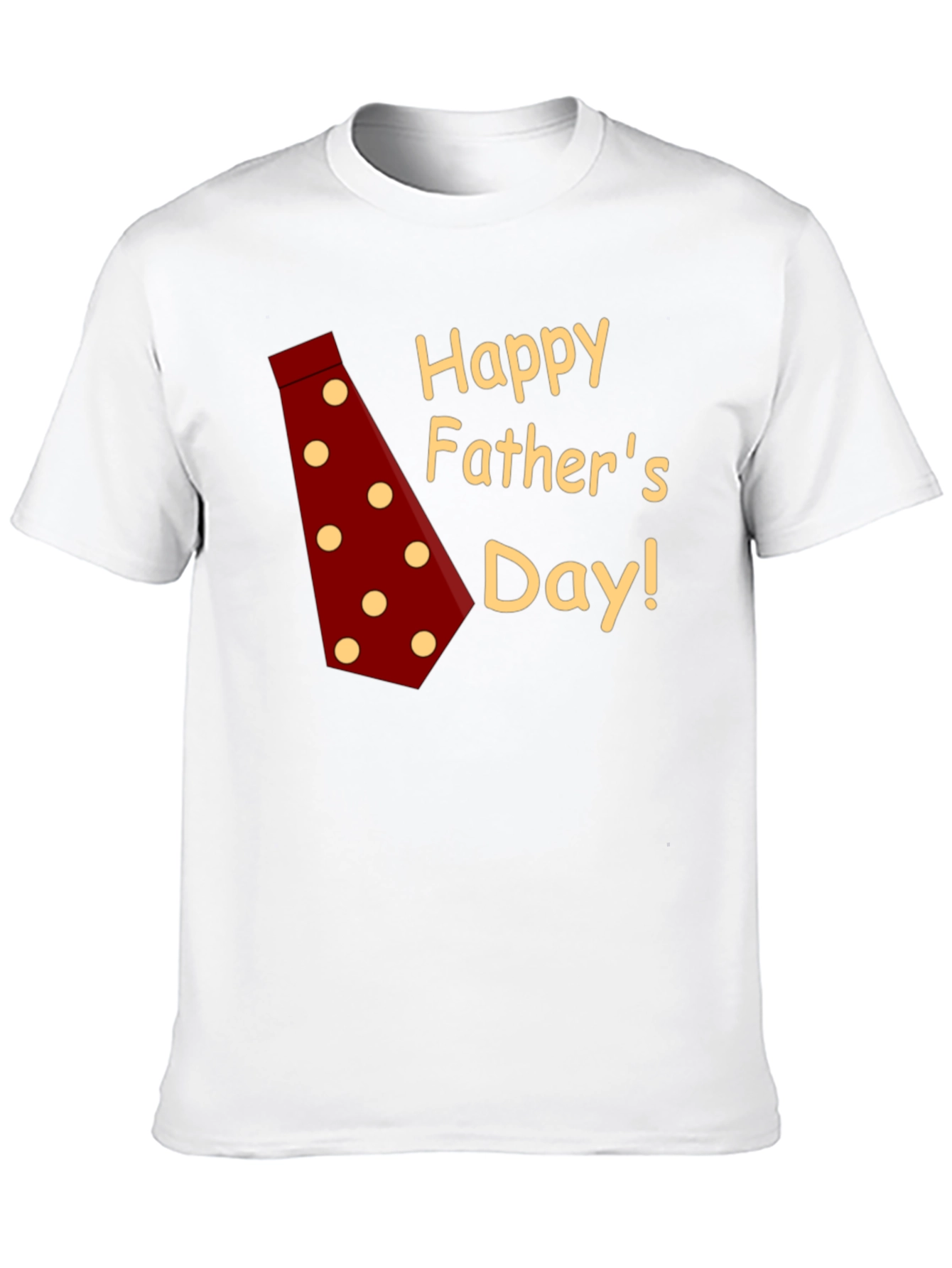Happy Fathers Day T-Shirt - Red Tie