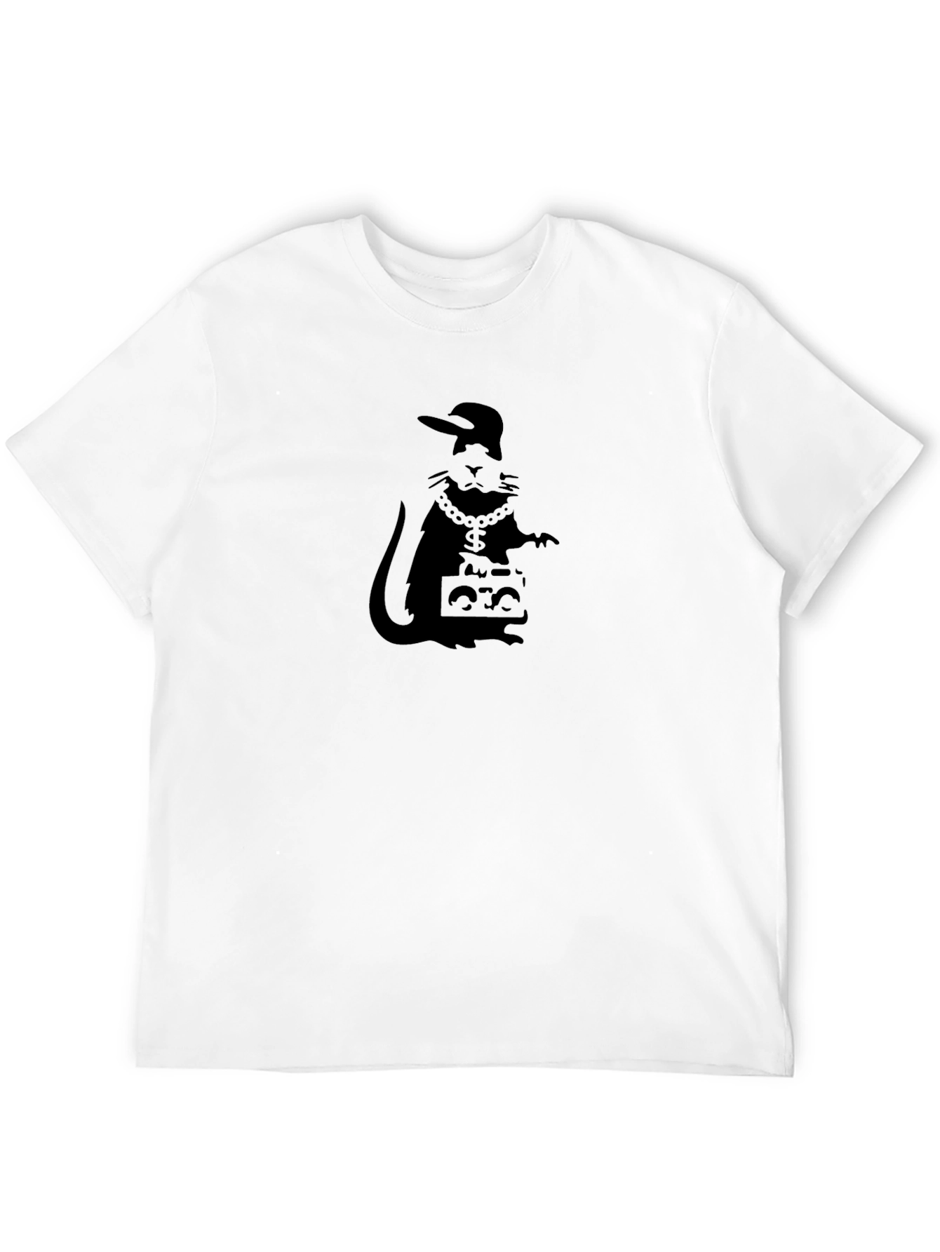 Rat DJ Black T-Shirt - Urban Hip Hop Style