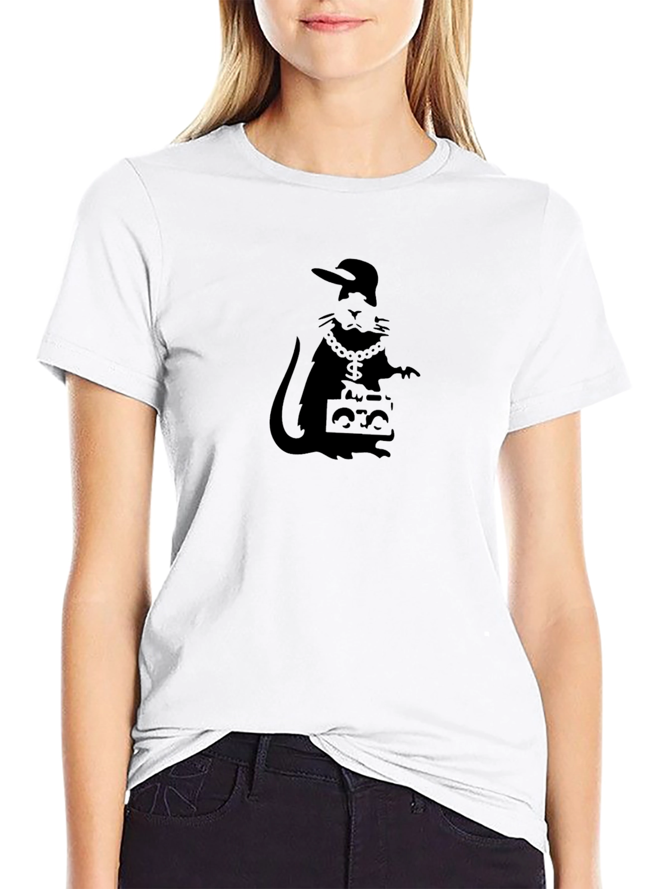 Rat DJ Black T-Shirt - Urban Hip Hop Style