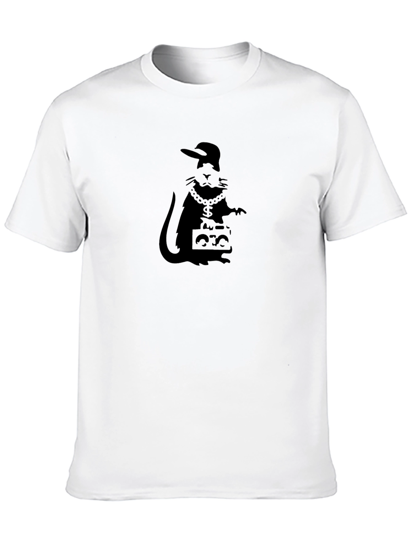 Rat DJ Black T-Shirt - Urban Hip Hop Style