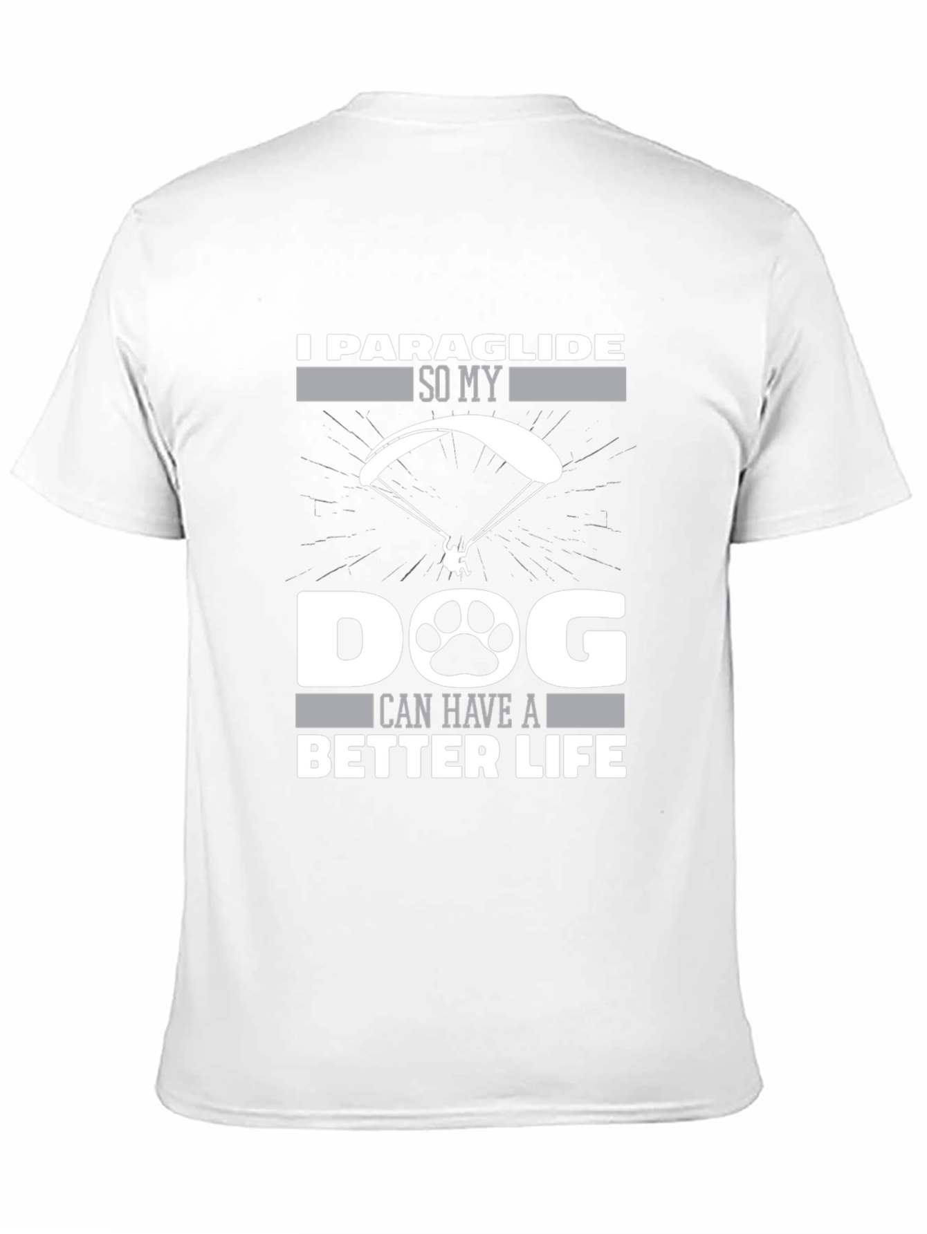 Paraglide Dog Life Graphic Tee