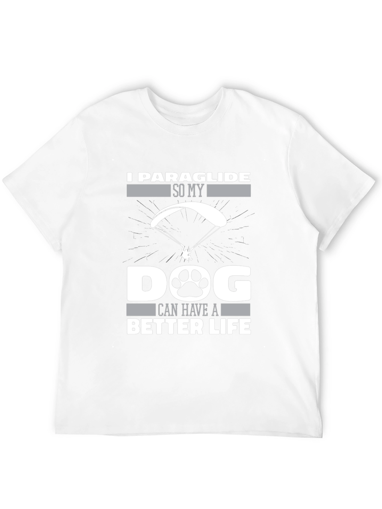 Paraglide Dog Life Graphic Tee