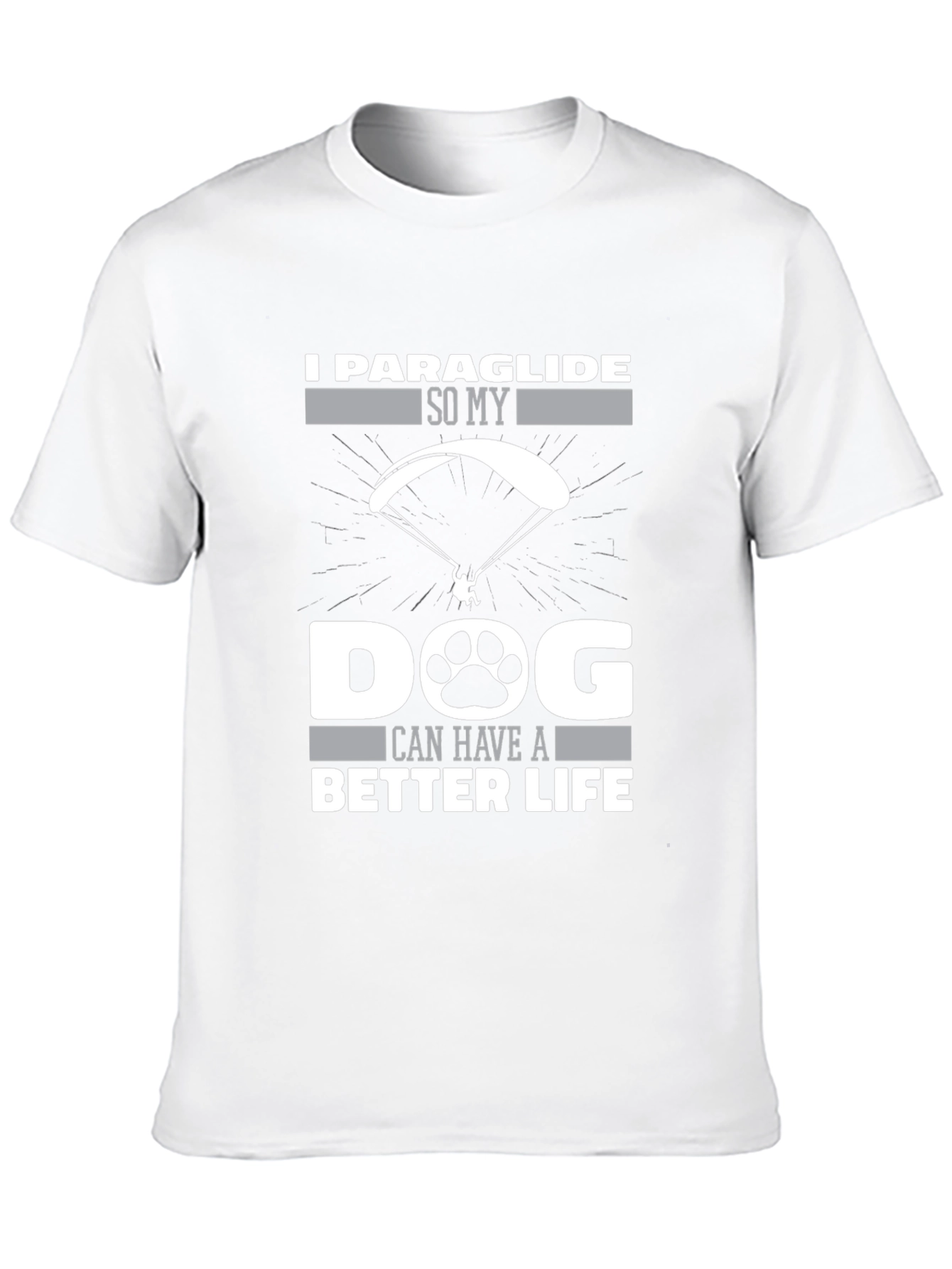 Paraglide Dog Life Graphic Tee