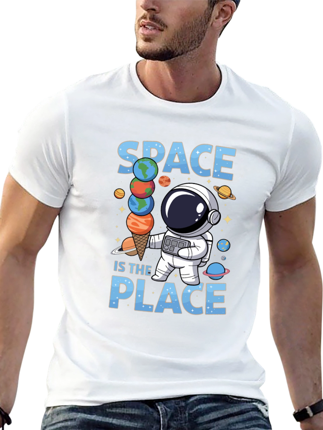 Space is the Place Astronaut T-Shirt