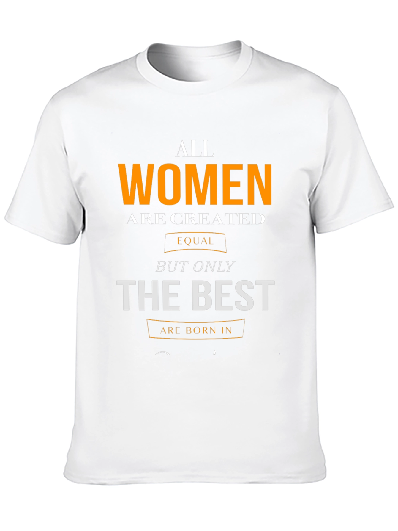 Womens Birthday T-Shirt - Born in [Month]