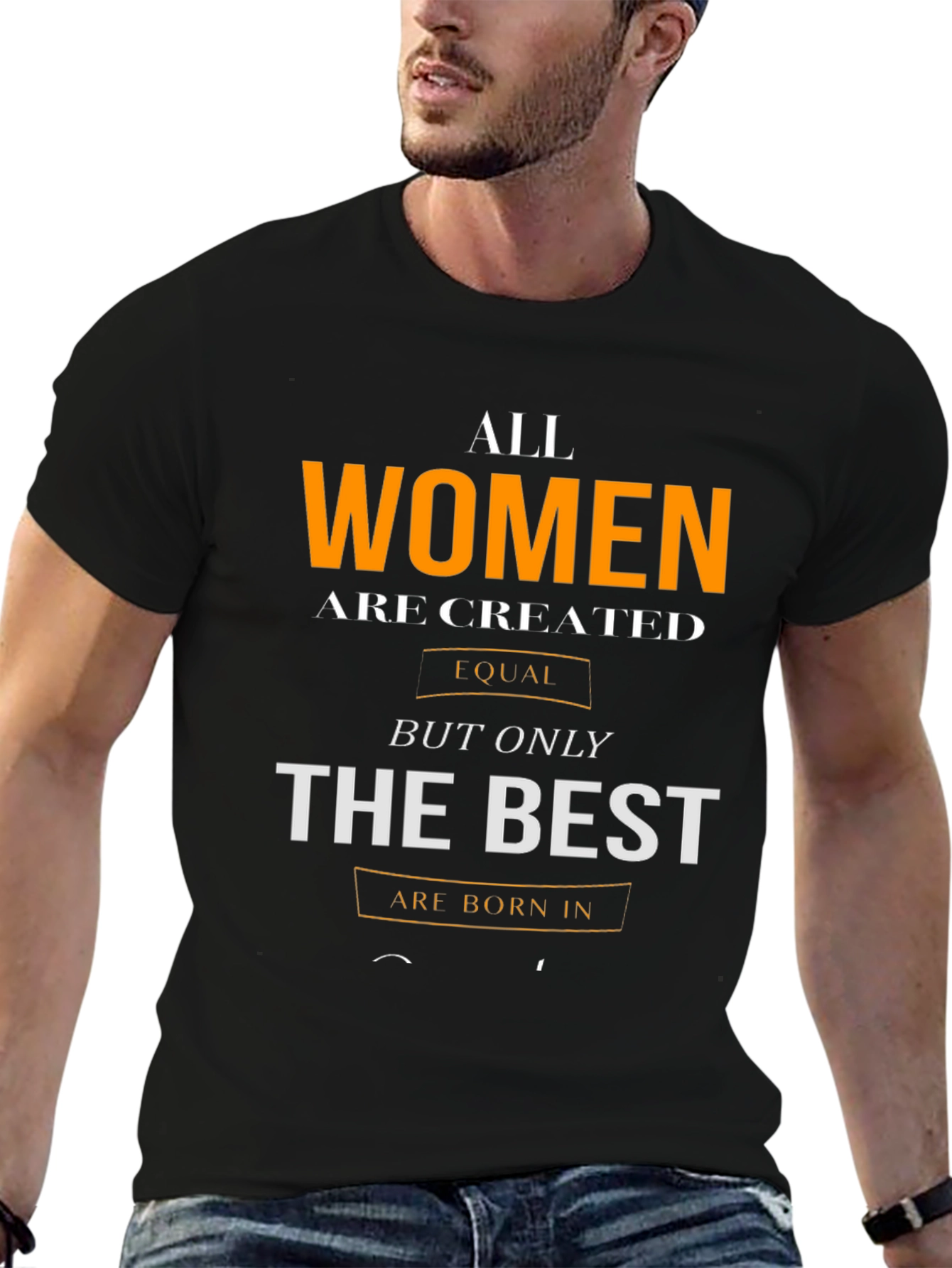Womens Birthday T-Shirt - Born in [Month]