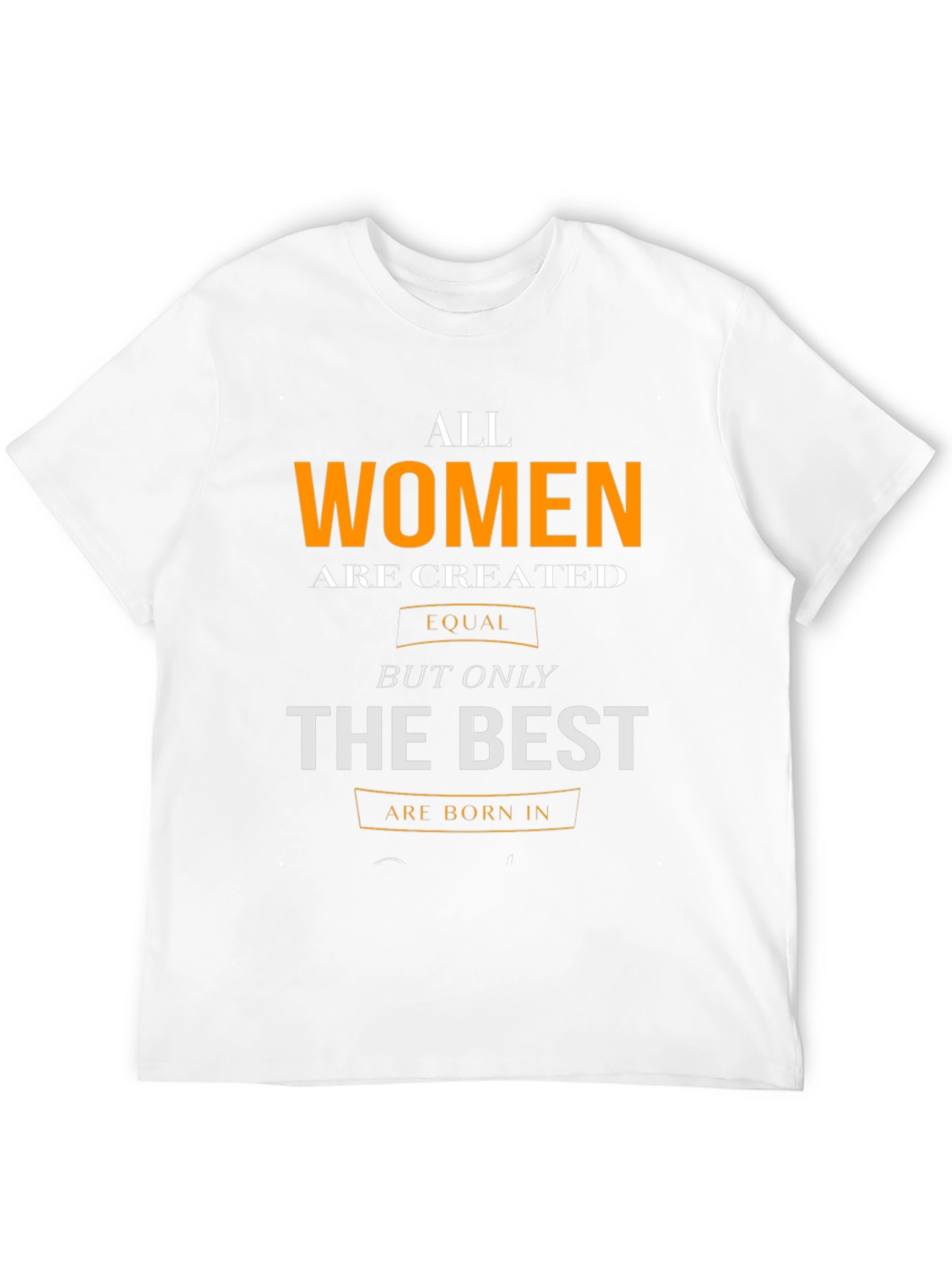 Womens Birthday T-Shirt - Born in [Month]