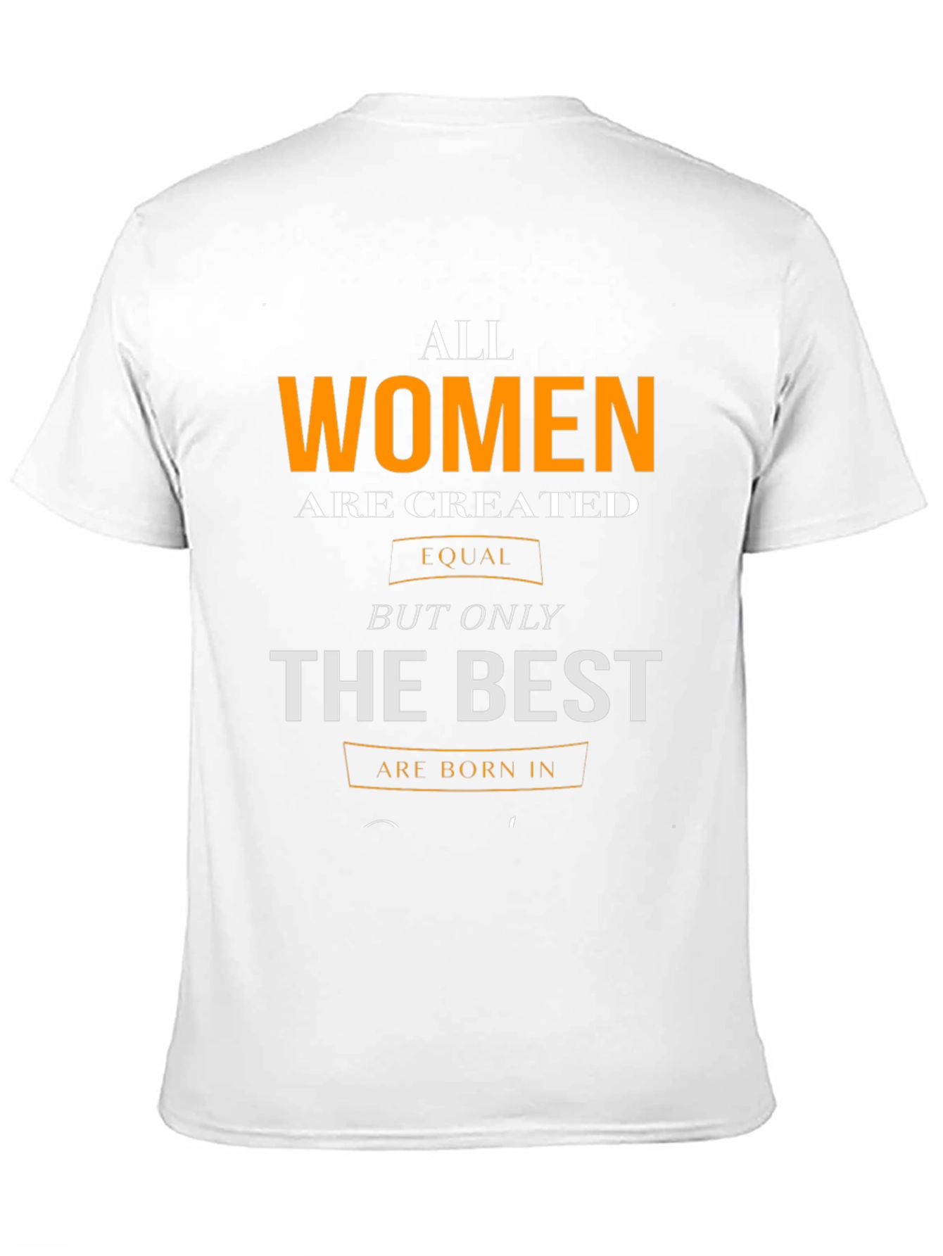 Womens Birthday T-Shirt - Born in [Month]