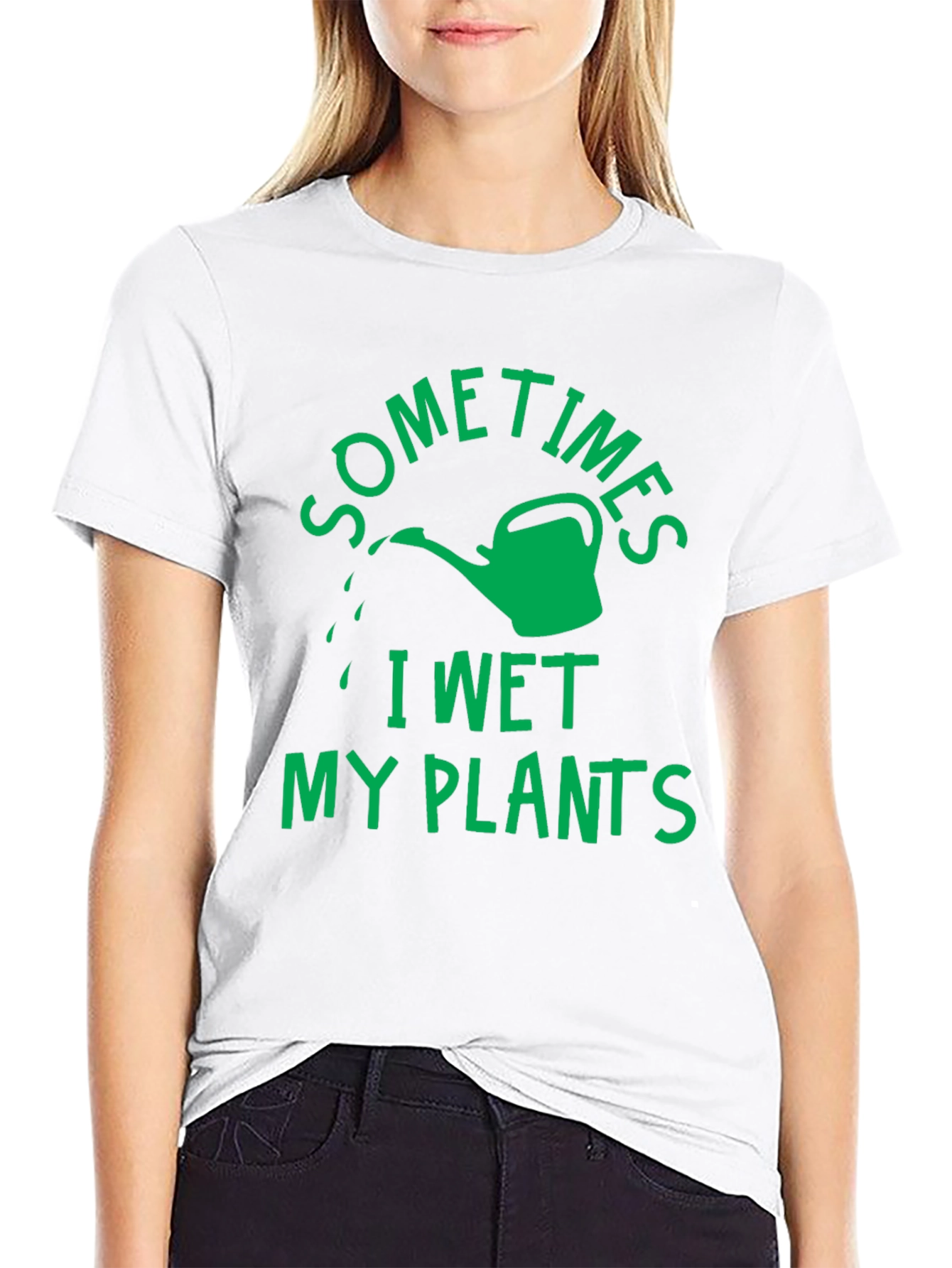 Funny Garden T-Shirt - I Wet My Plants Tee