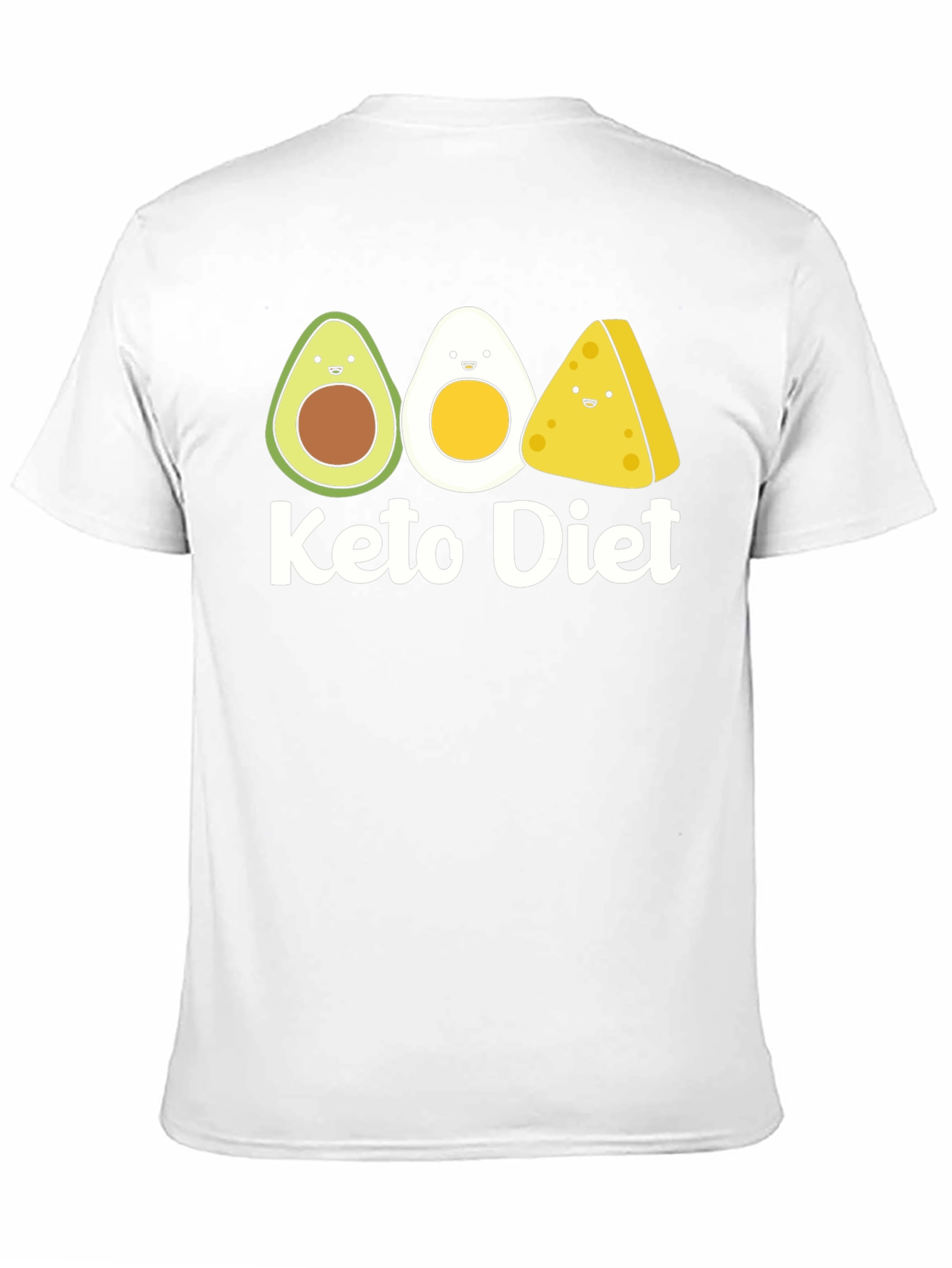 Keto Diet Cartoon Food T-Shirt