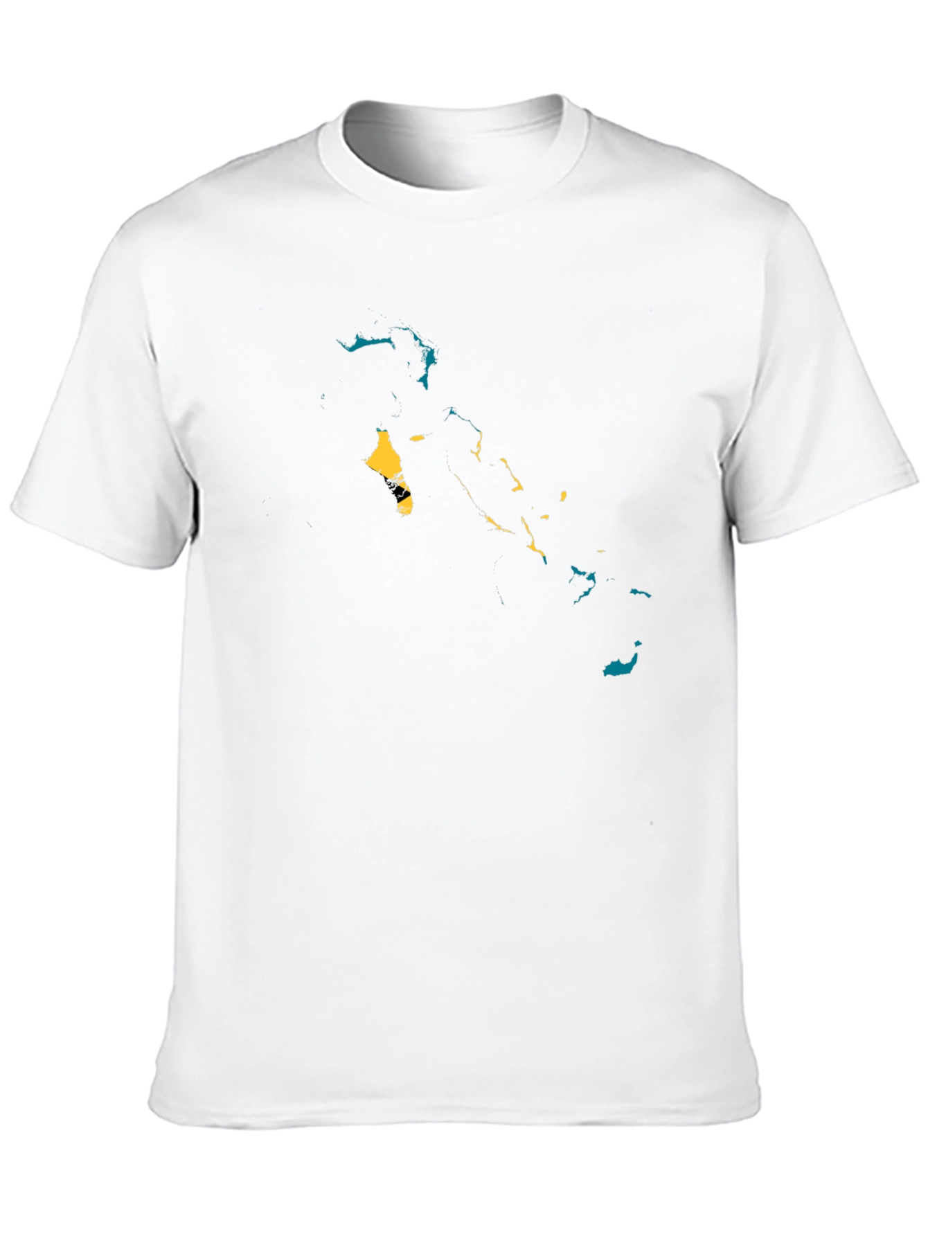 Bahamas Map Graphic Tee - Island Style