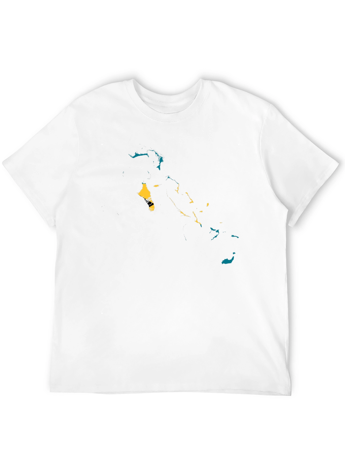 Bahamas Map Graphic Tee - Island Style