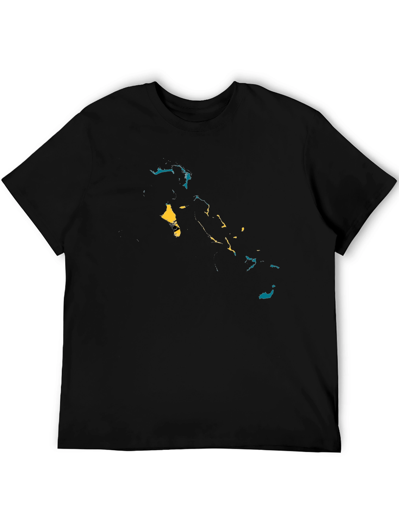 Bahamas Map Graphic Tee - Island Style