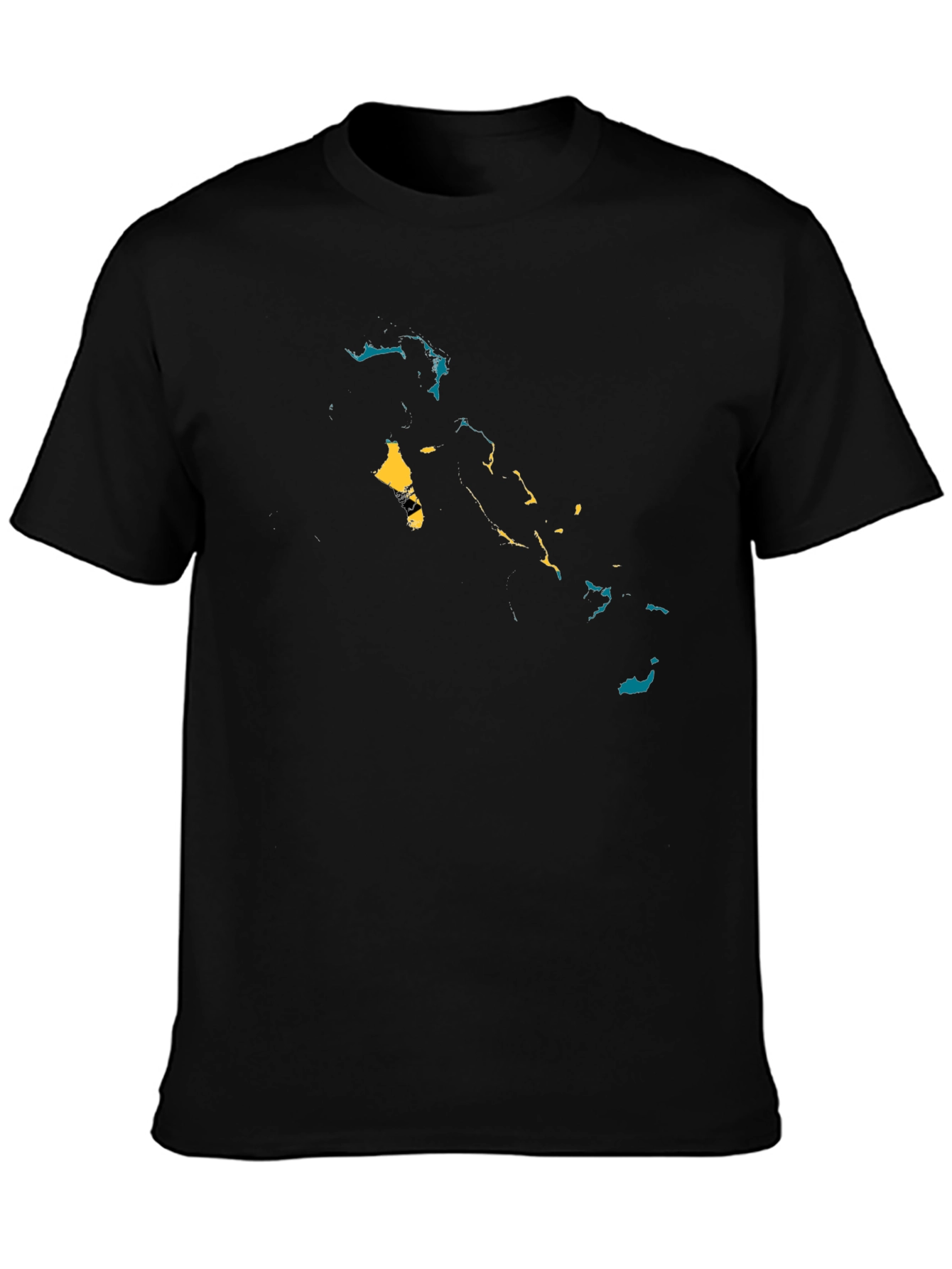 Bahamas Map Graphic Tee - Island Style