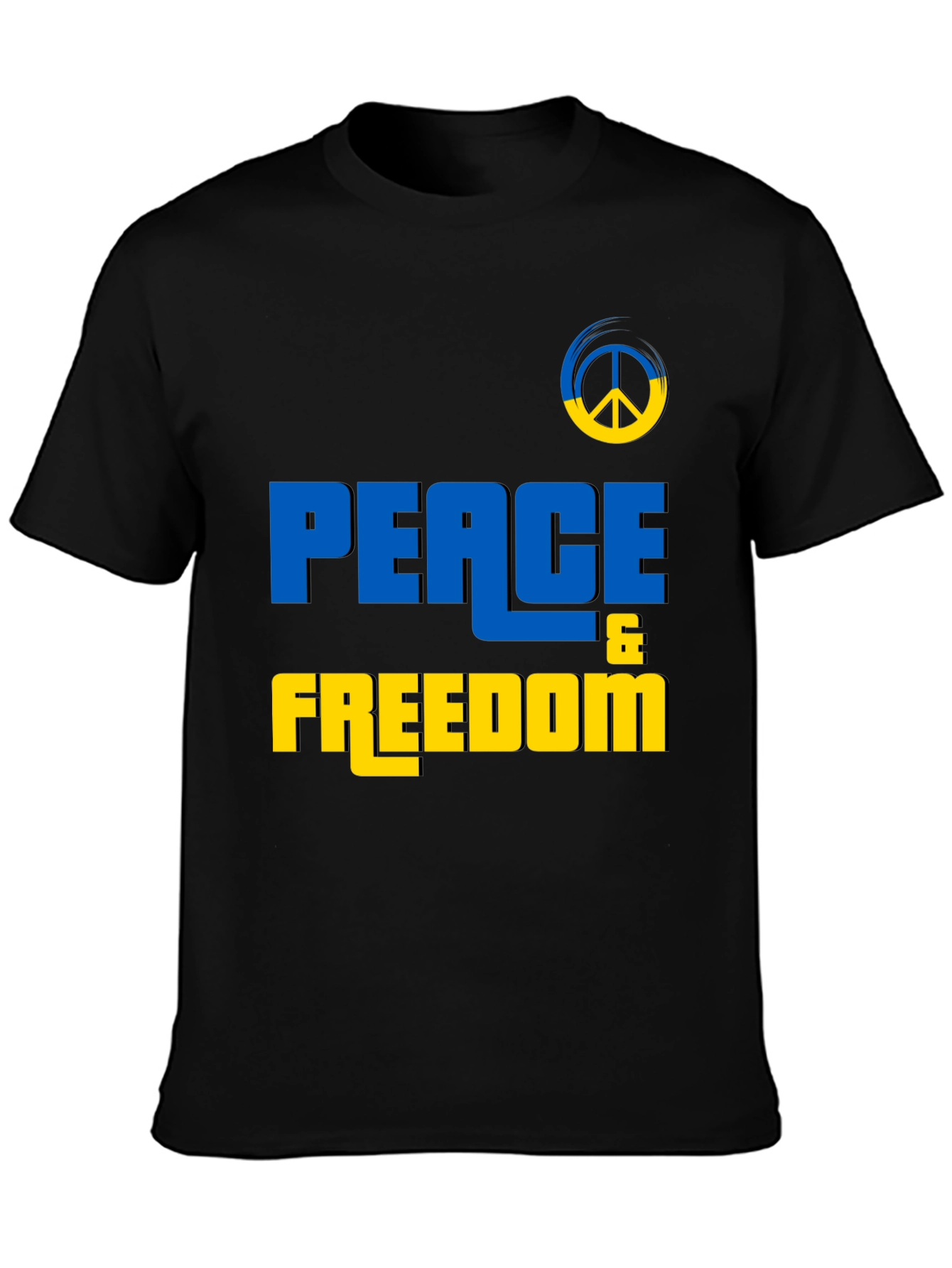 Peace & Freedom Ukraine Support Tee