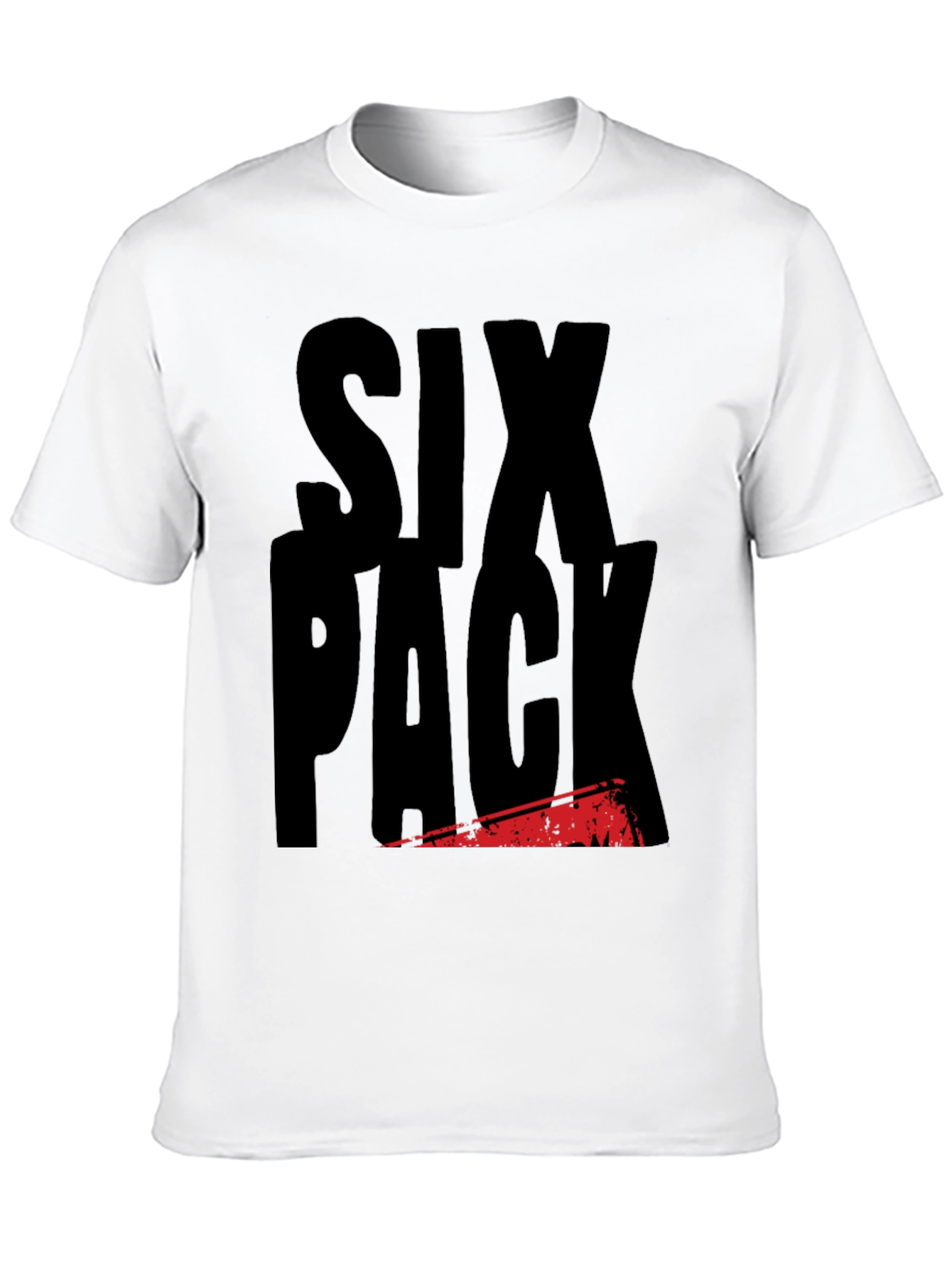 Six Pack T-Shirt - Funny Gym Workout Tee
