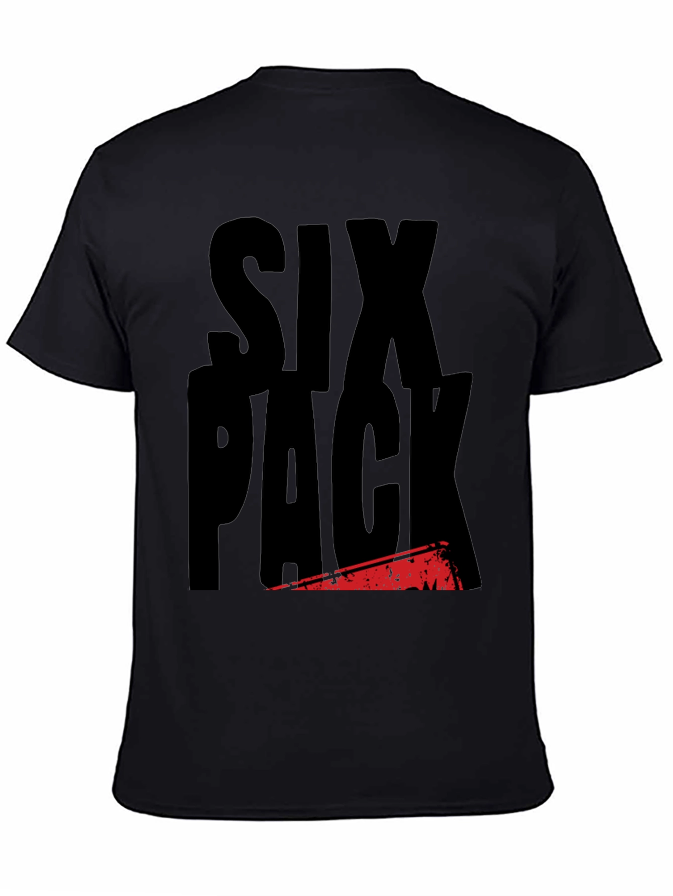 Six Pack T-Shirt - Funny Gym Workout Tee