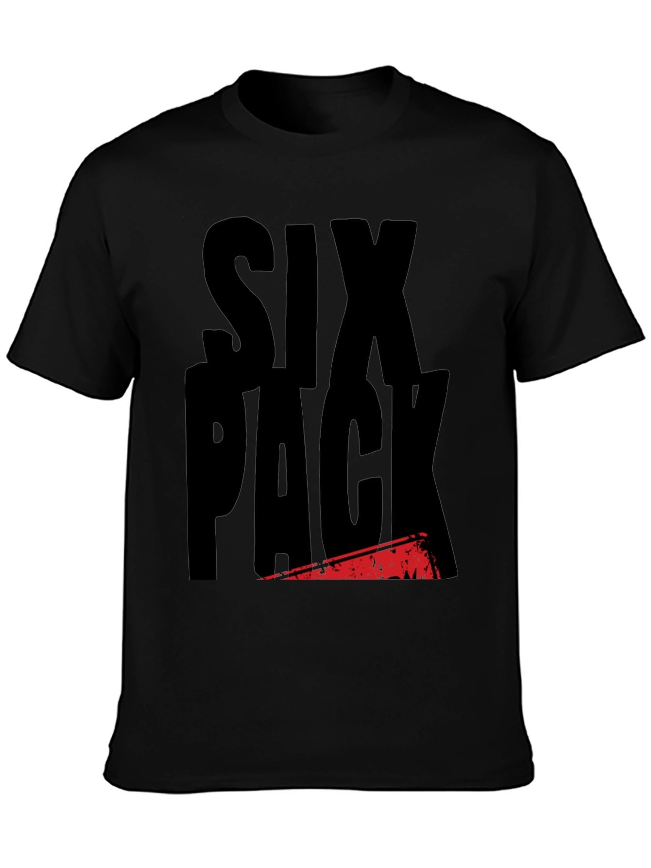 Six Pack T-Shirt - Funny Gym Workout Tee