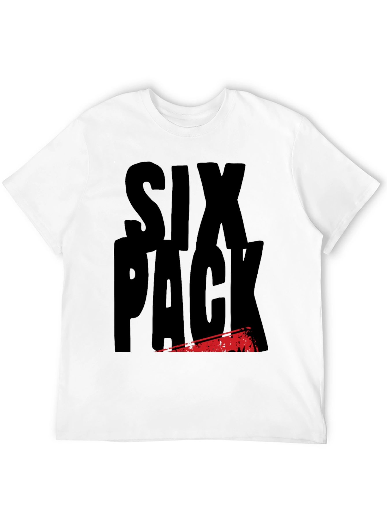 Six Pack T-Shirt - Funny Gym Workout Tee