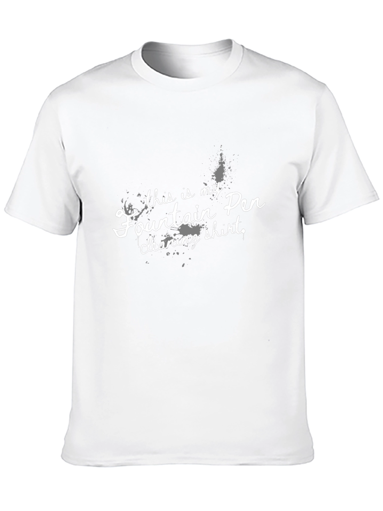 Fountain Pen Cleaning Shirt - Novelty Graphic Tee