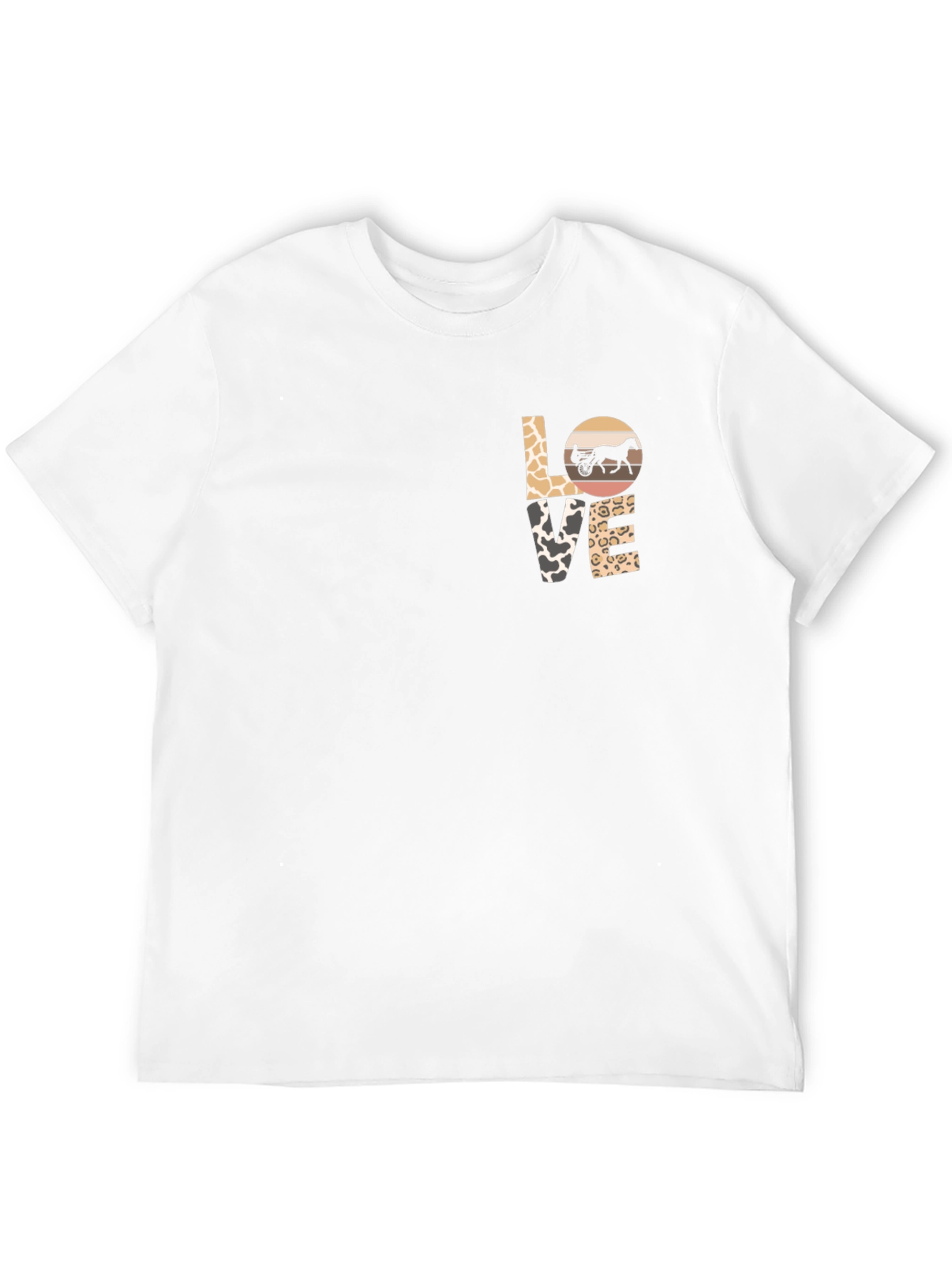 Love Harness Racing Tee - Black Cotton Blend