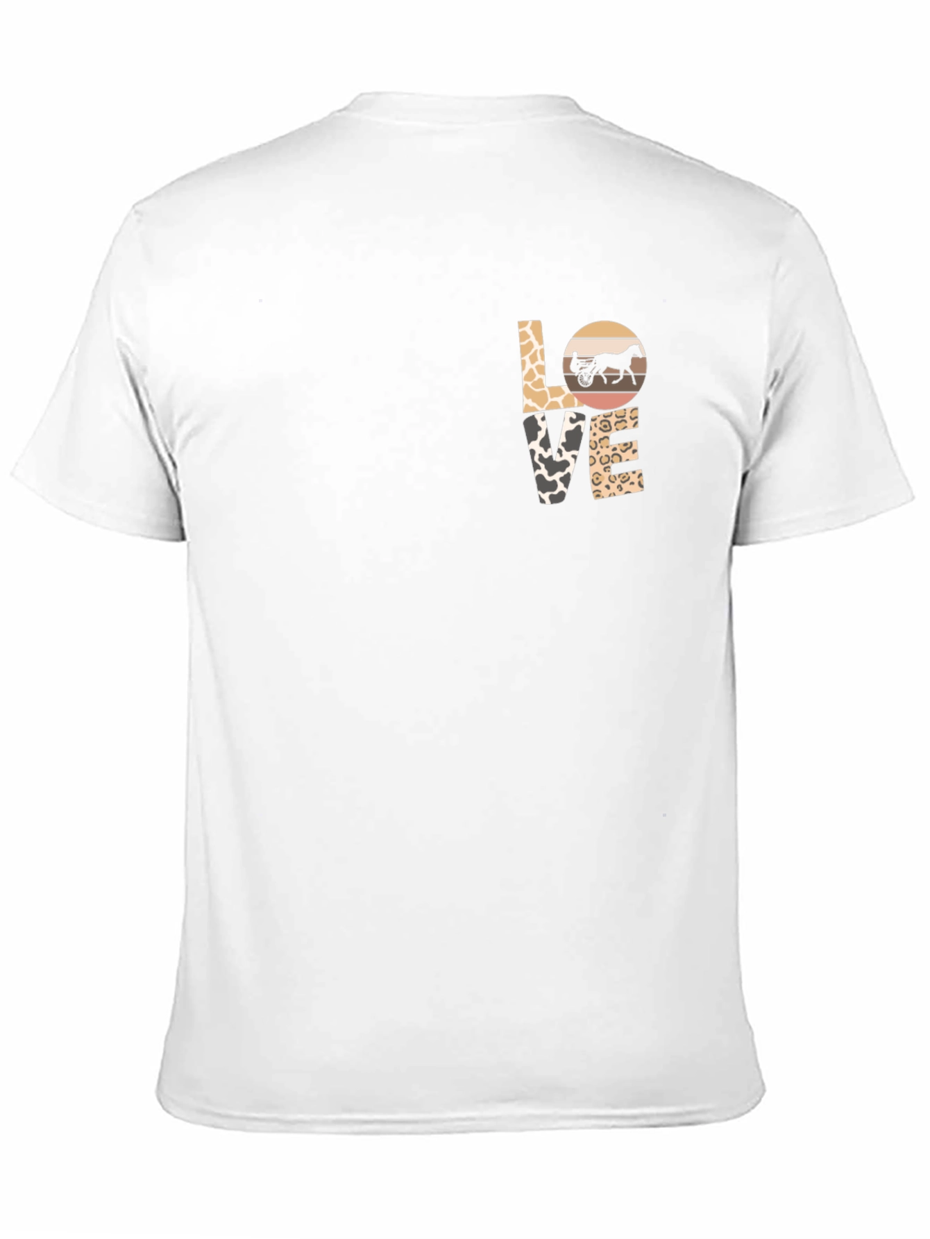 Love Harness Racing Tee - Black Cotton Blend