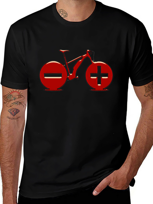 Electric Bike Red Graphic T-Shirt