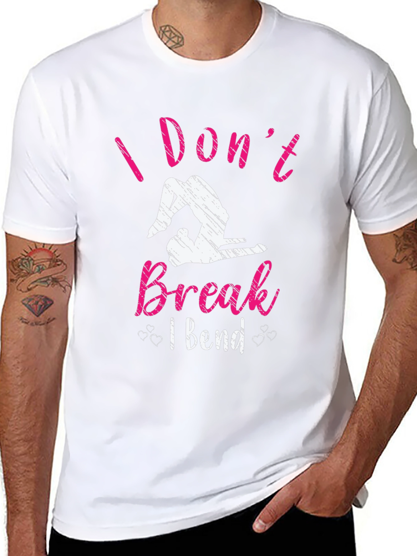 I Dont Break I Bend Graphic T-Shirt
