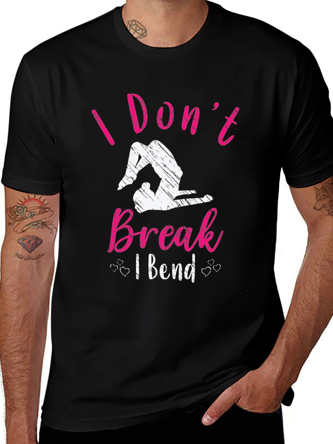 I Dont Break I Bend Graphic T-Shirt