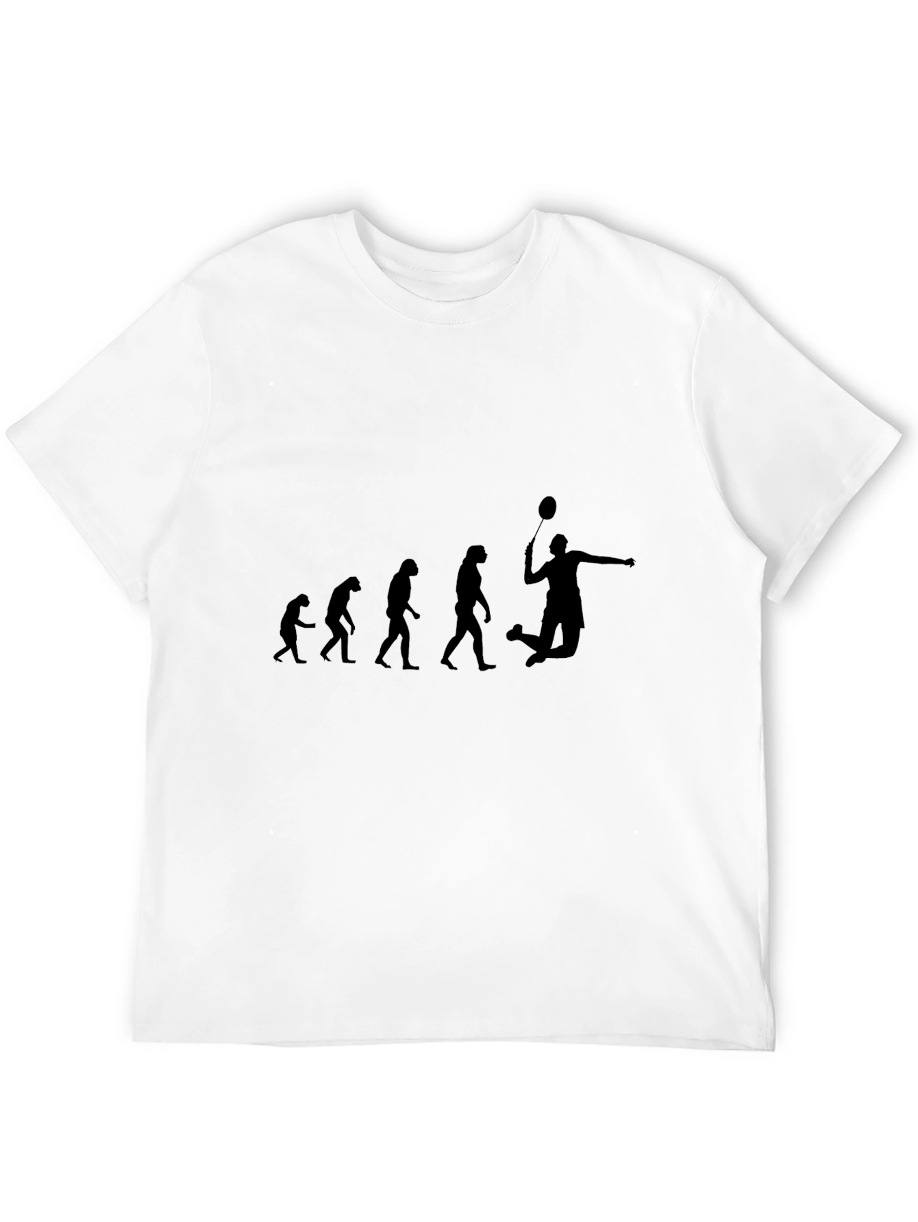 Evolution of Badminton T-Shirt