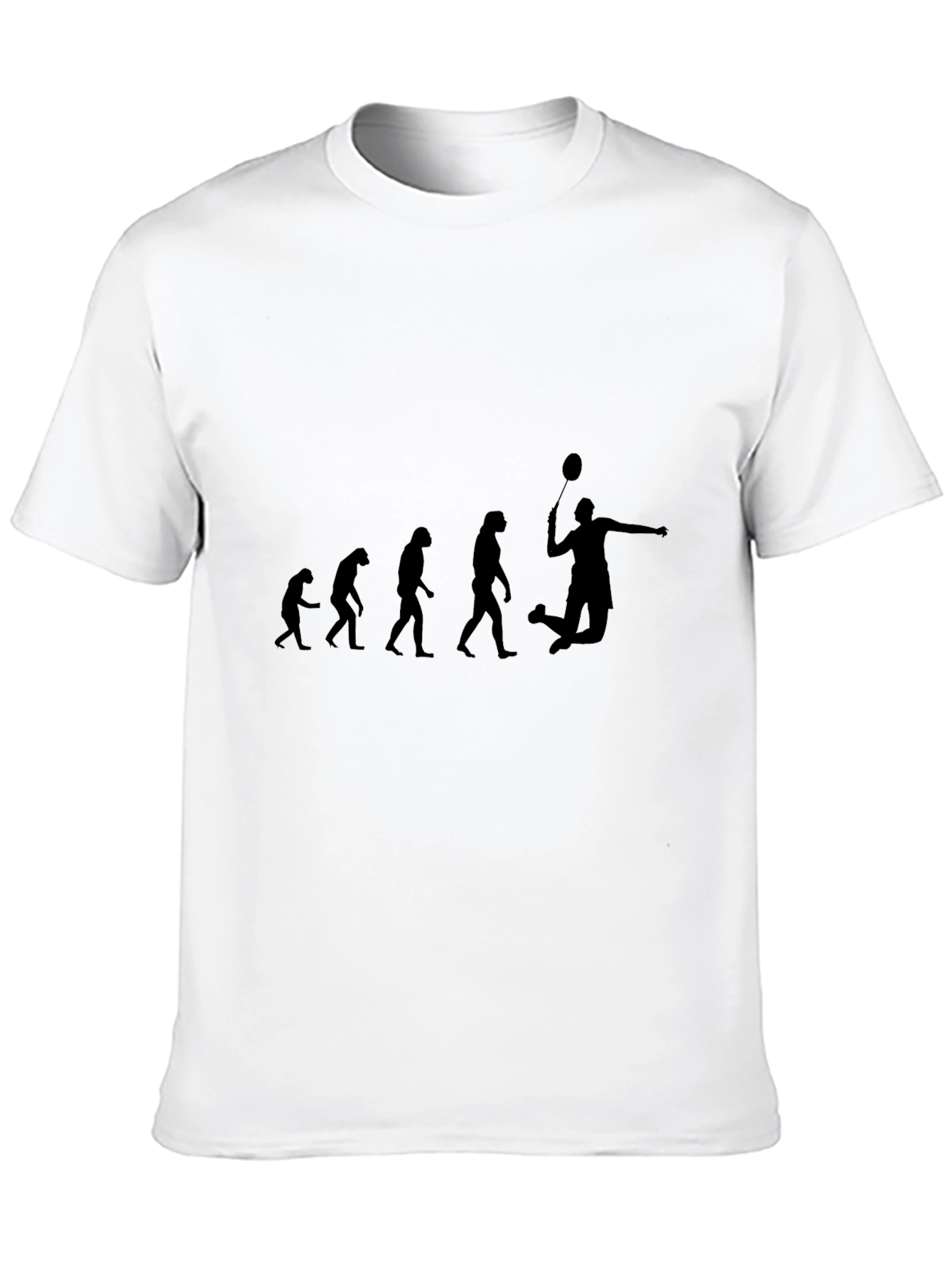 Evolution of Badminton T-Shirt
