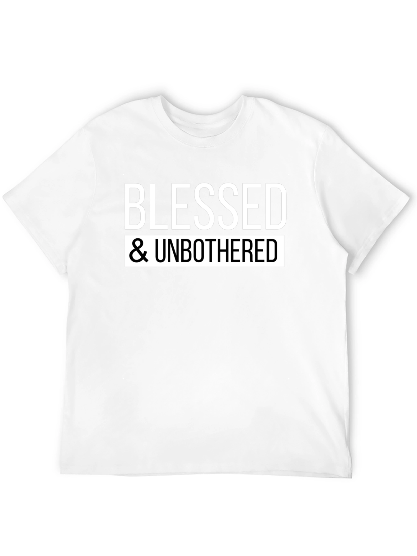Blessed & Unbothered Graphic Tee - Black