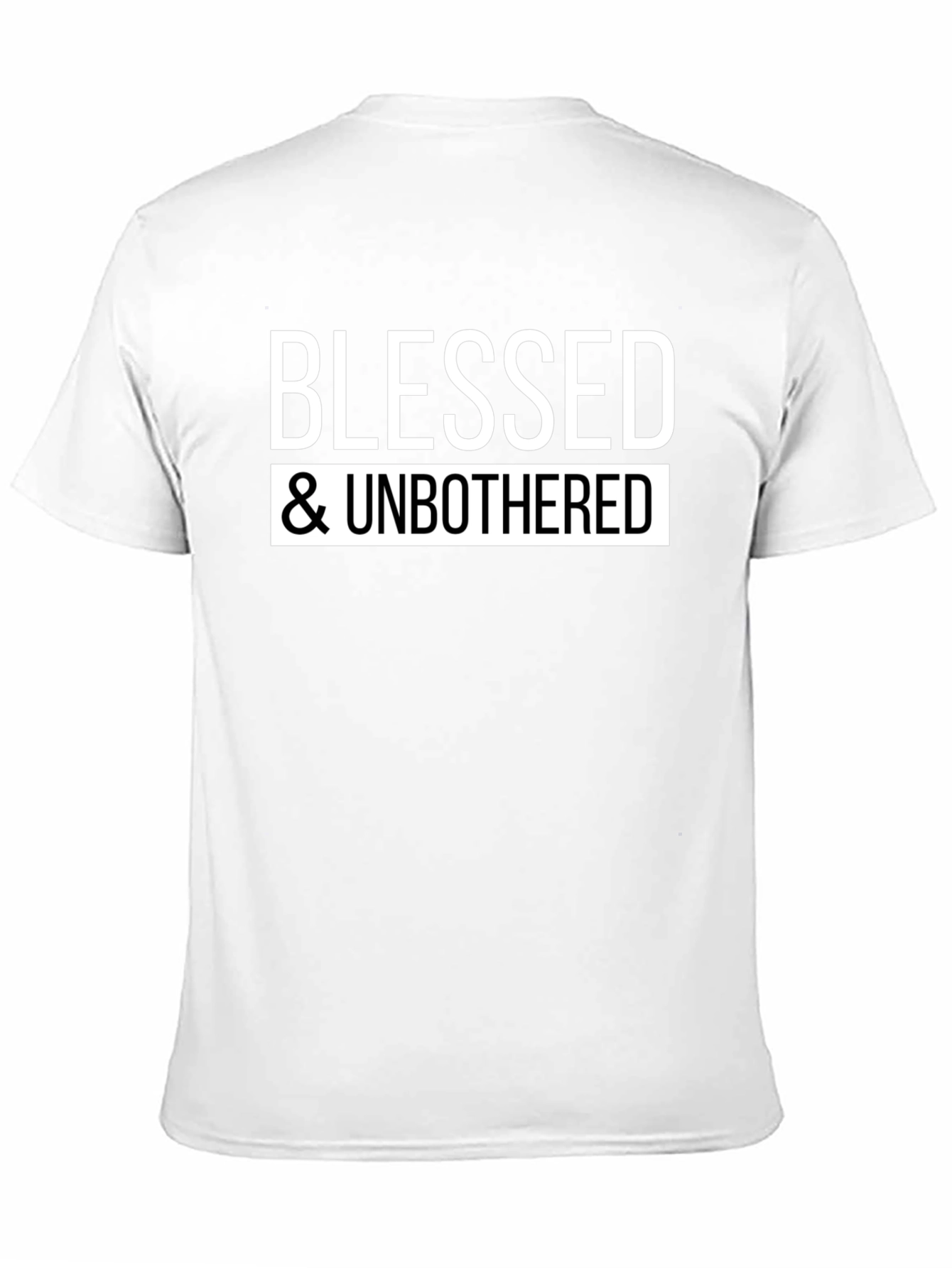 Blessed & Unbothered Graphic Tee - Black