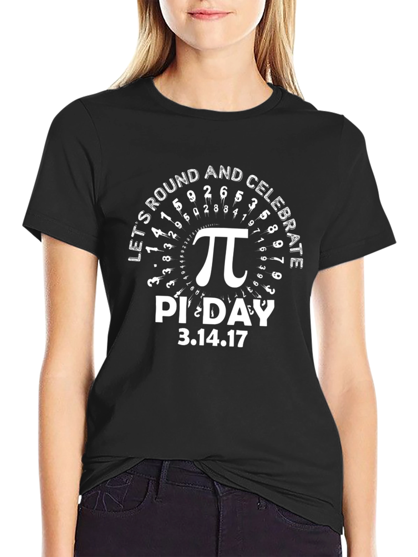Pi Day T-Shirt - Lets Round and Celebrate!