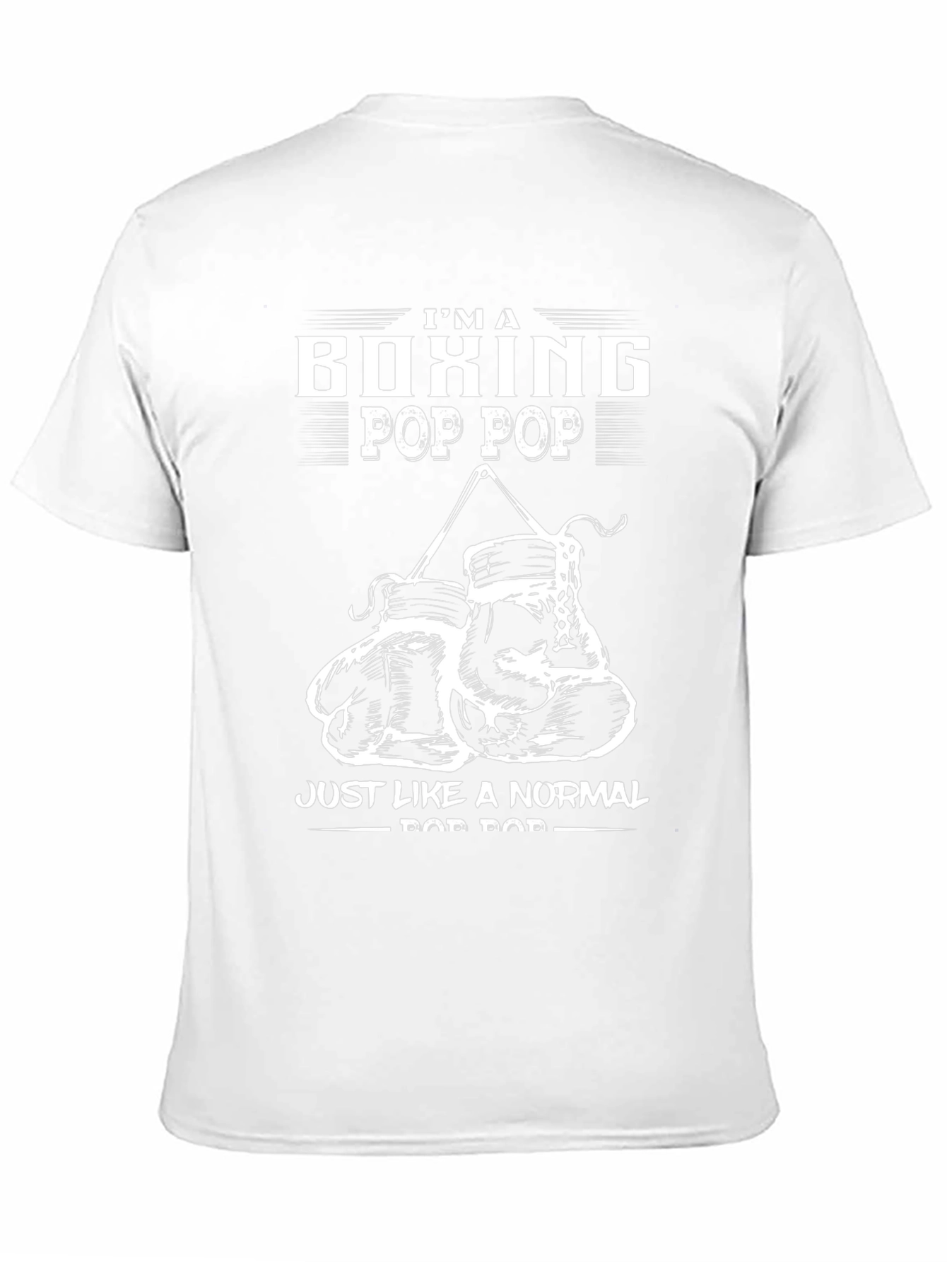 Boxing Pop Pop Novelty Graphic T-Shirt