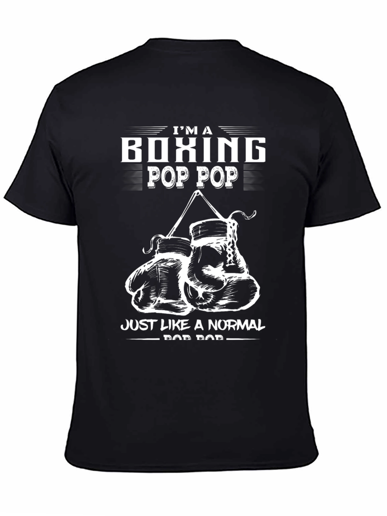 Boxing Pop Pop Novelty Graphic T-Shirt