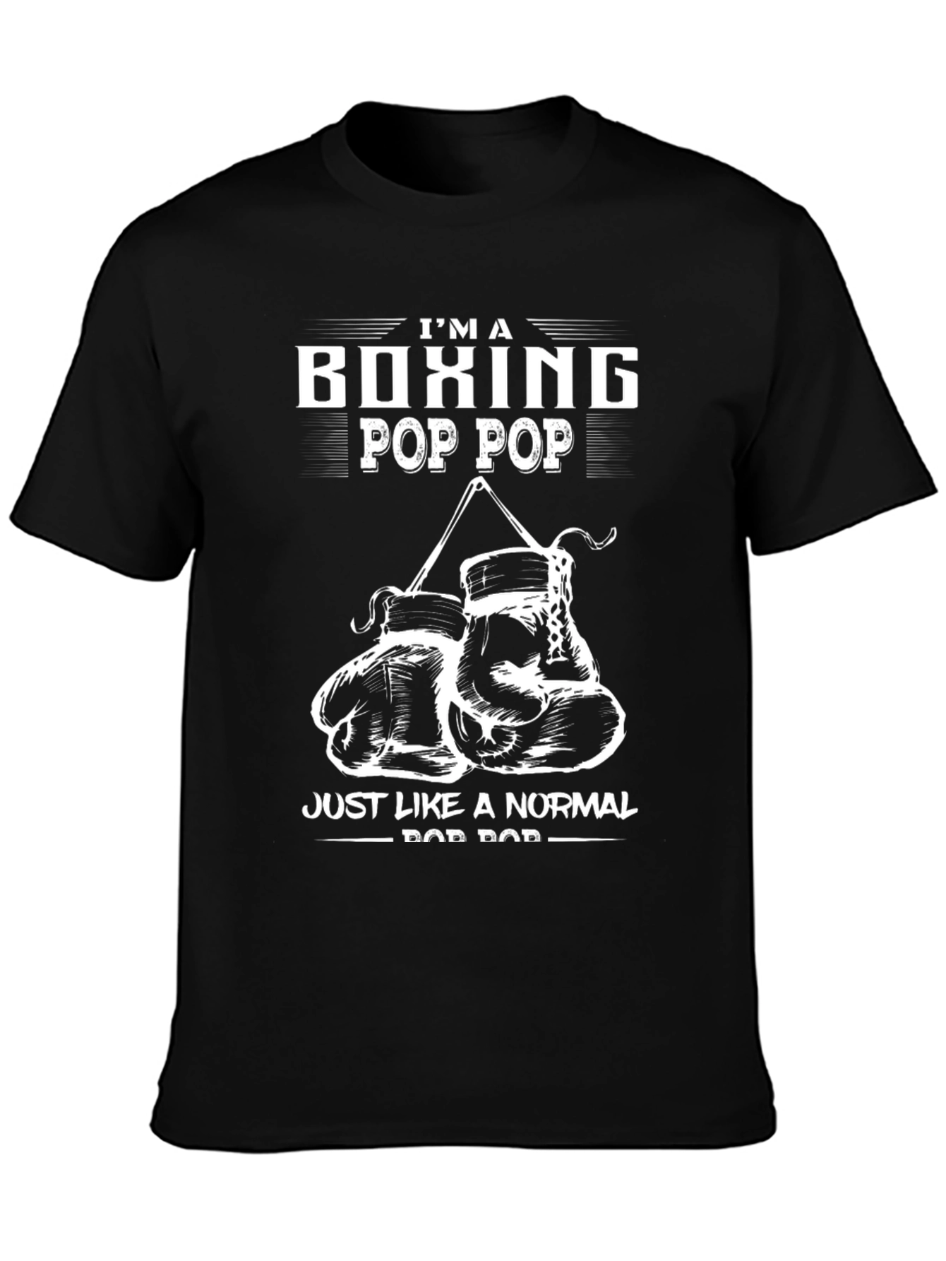 Boxing Pop Pop Novelty Graphic T-Shirt