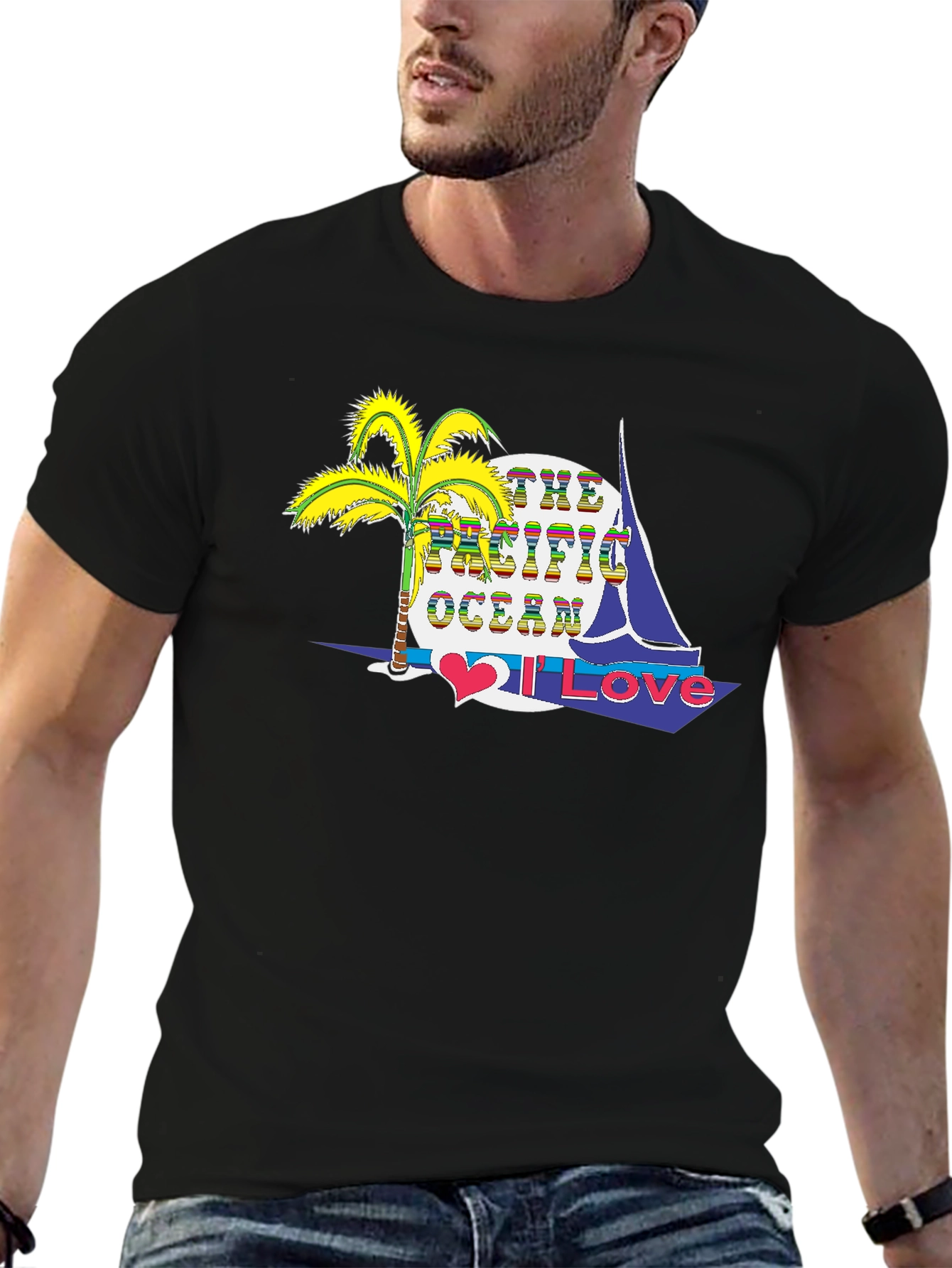 Pacific Ocean Love Graphic Tee