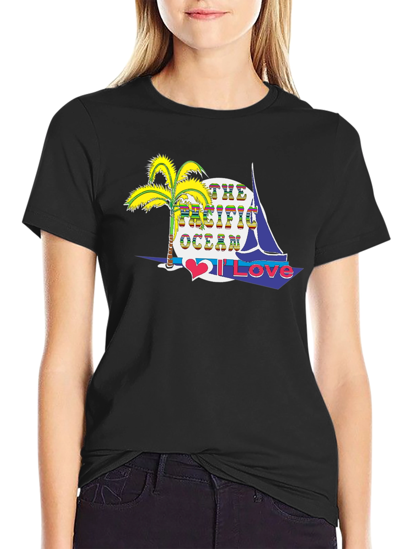 Pacific Ocean Love Graphic Tee