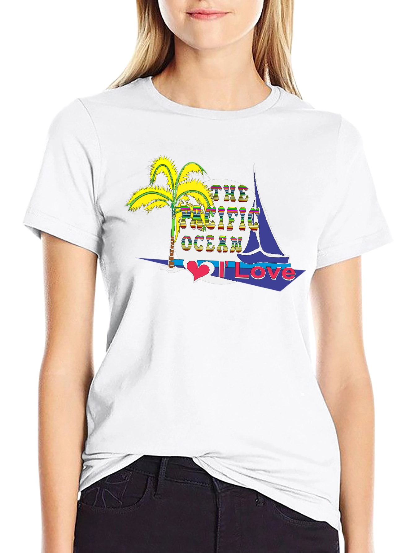 Pacific Ocean Love Graphic Tee
