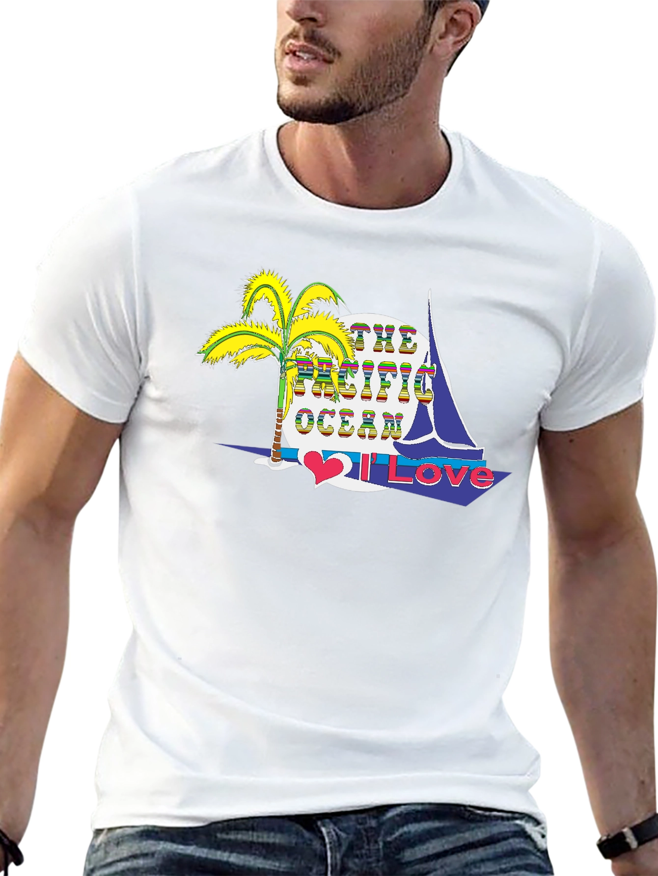 Pacific Ocean Love Graphic Tee